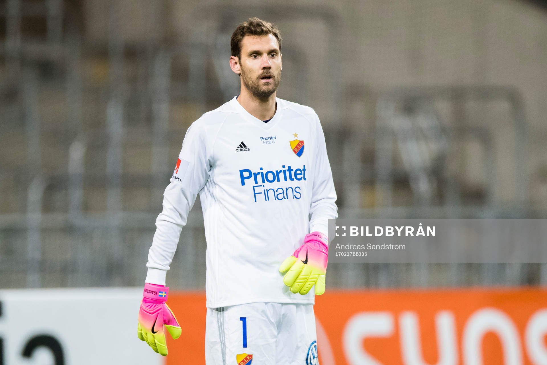 Djurgårdens målvakt Andreas Isaksson