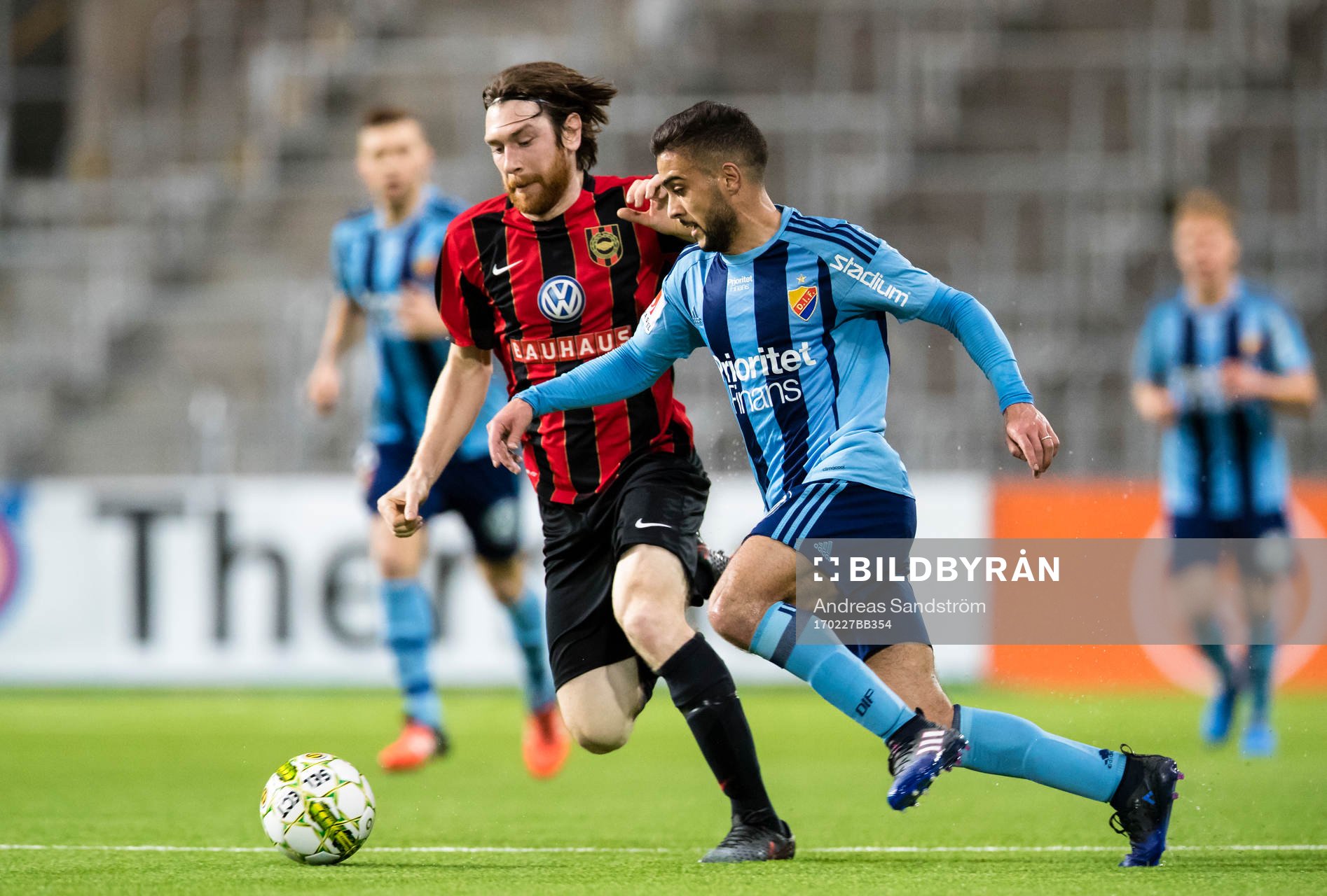 Djurgårdens Othman El Kabir och Brommapojkarnas Markus