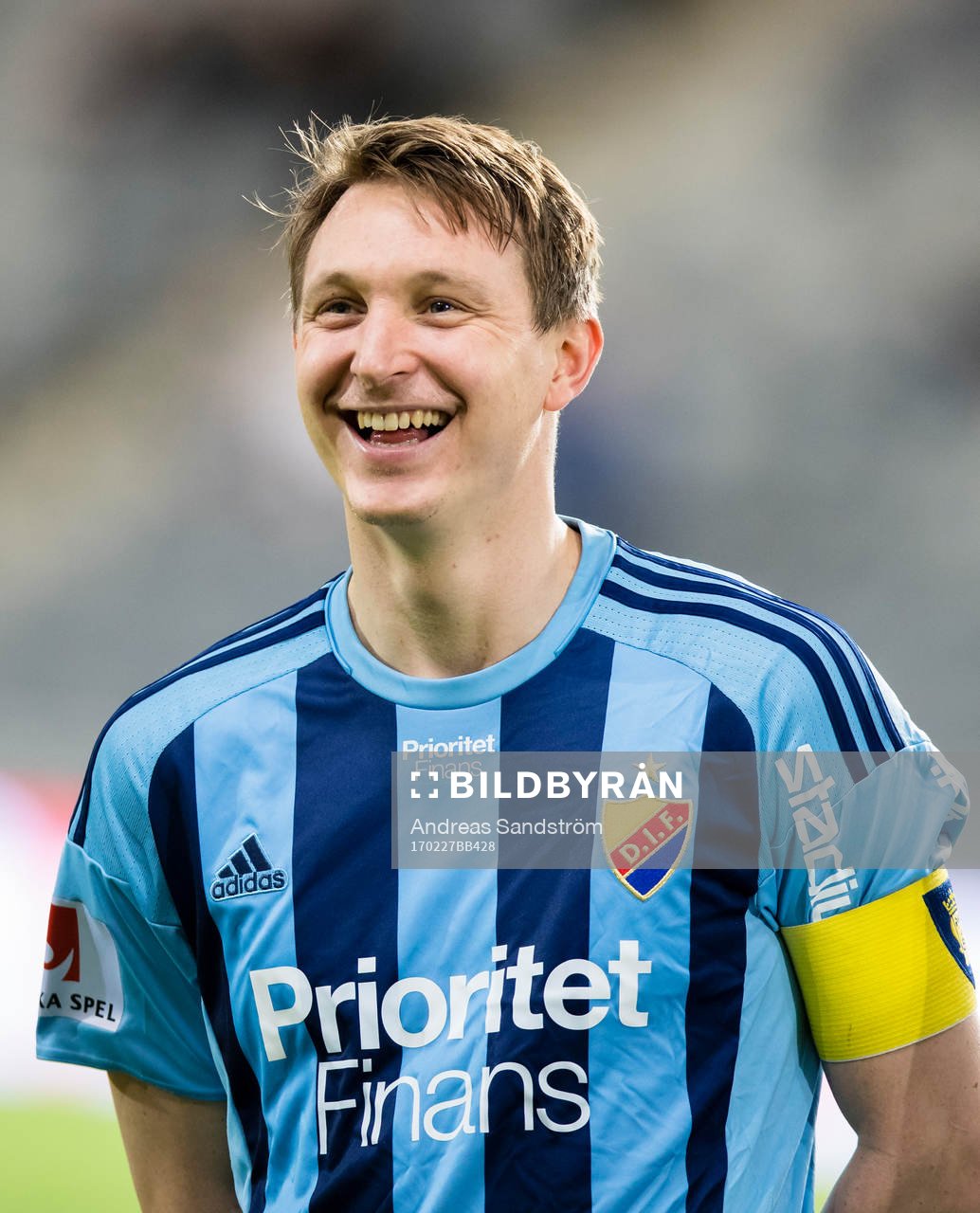 Djurgårdens Kim Källström ser glad ut