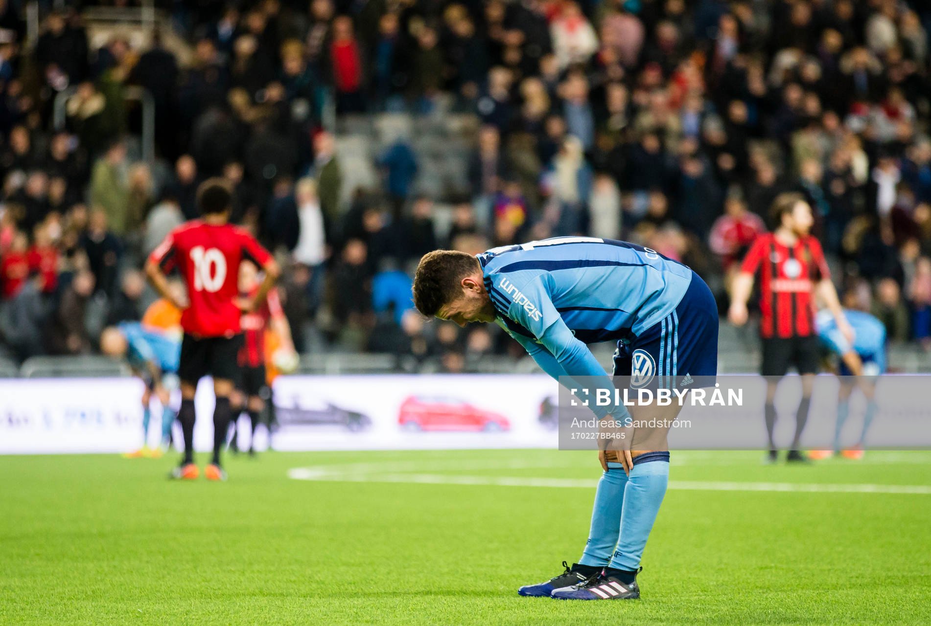 Djurgårdens Kerim Mrabti deppar