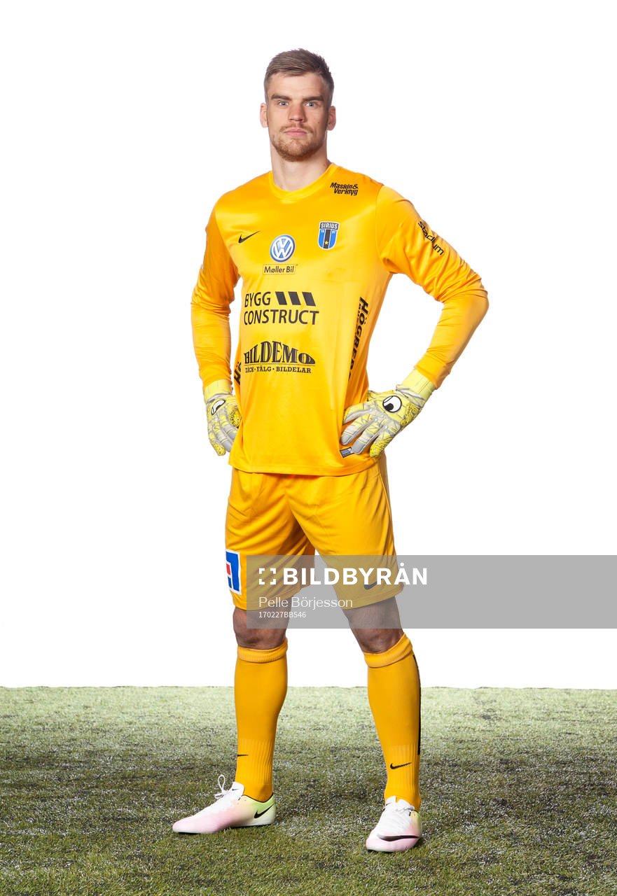 Sirius målvakt Lukas Jonsson
