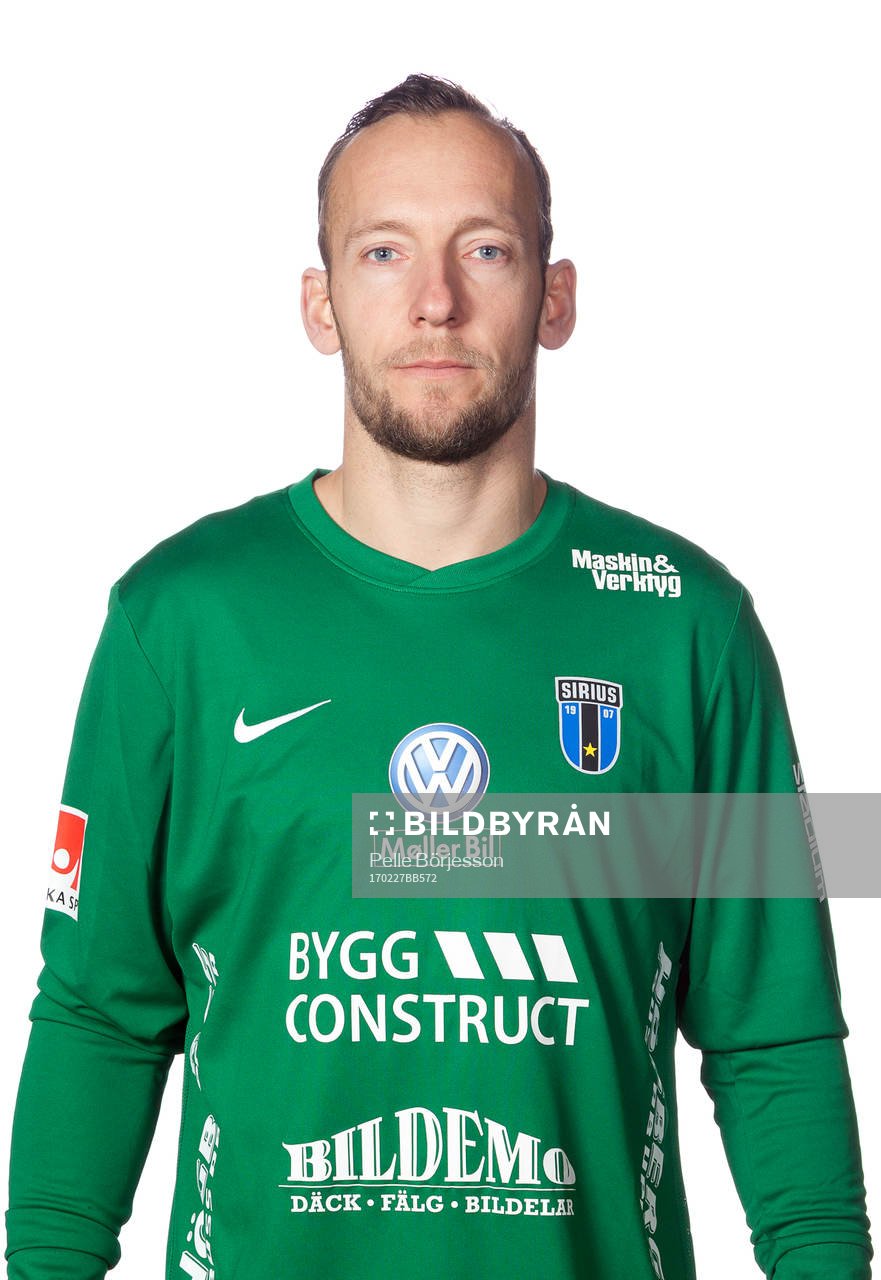 Sirius målvakt Benny Lekström