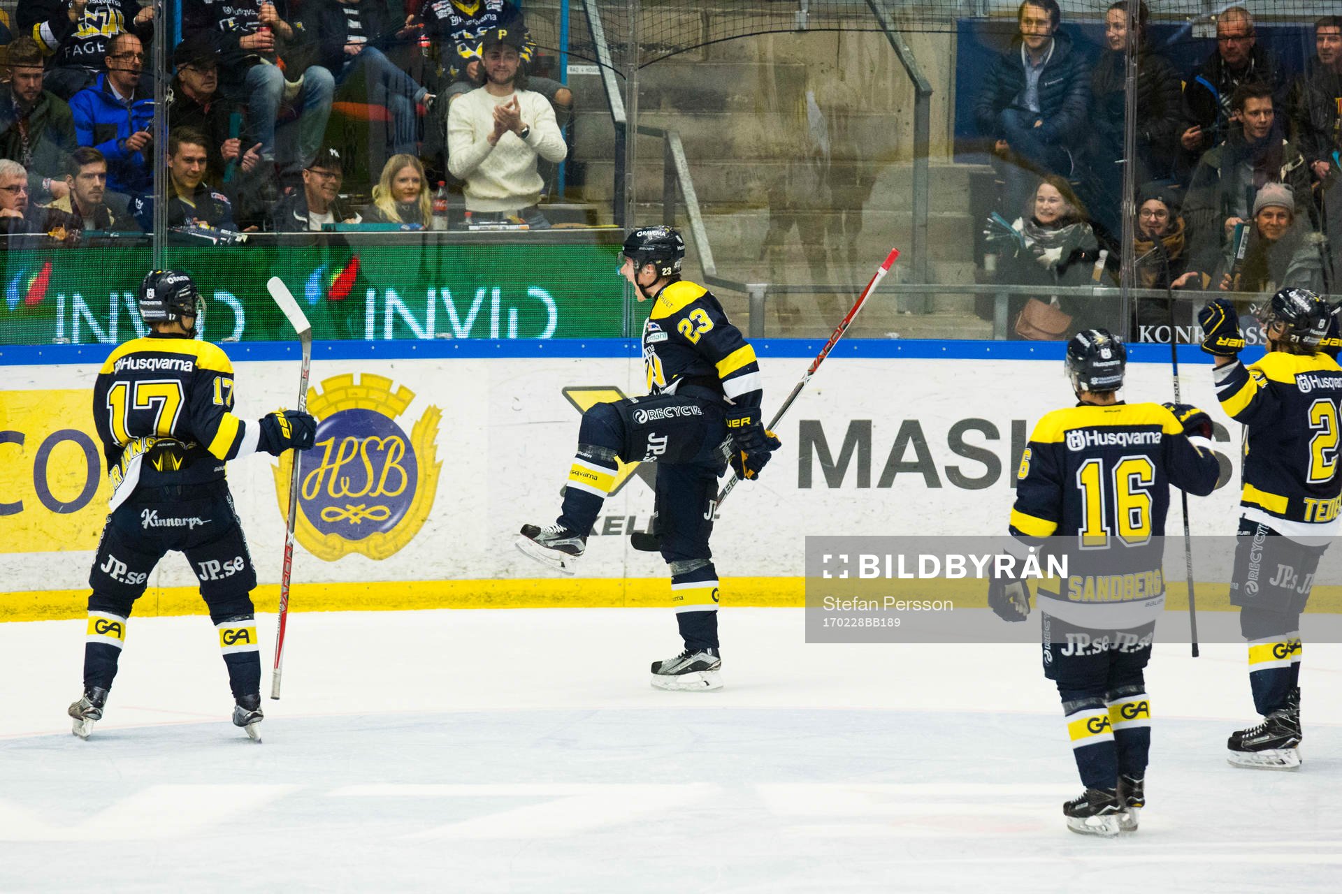 s Erik Brännström, Lias Andersson, Filip Sandberg  och