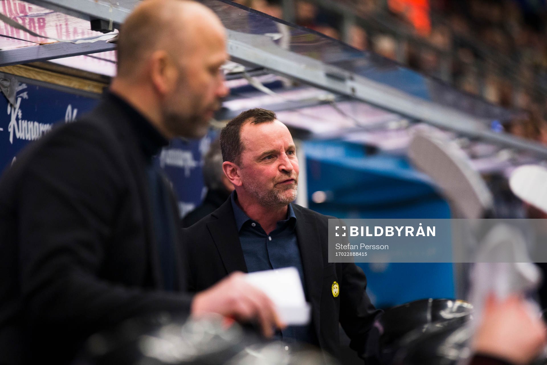 Brynäs assisterande tränare Tommy Sjödin och tränare