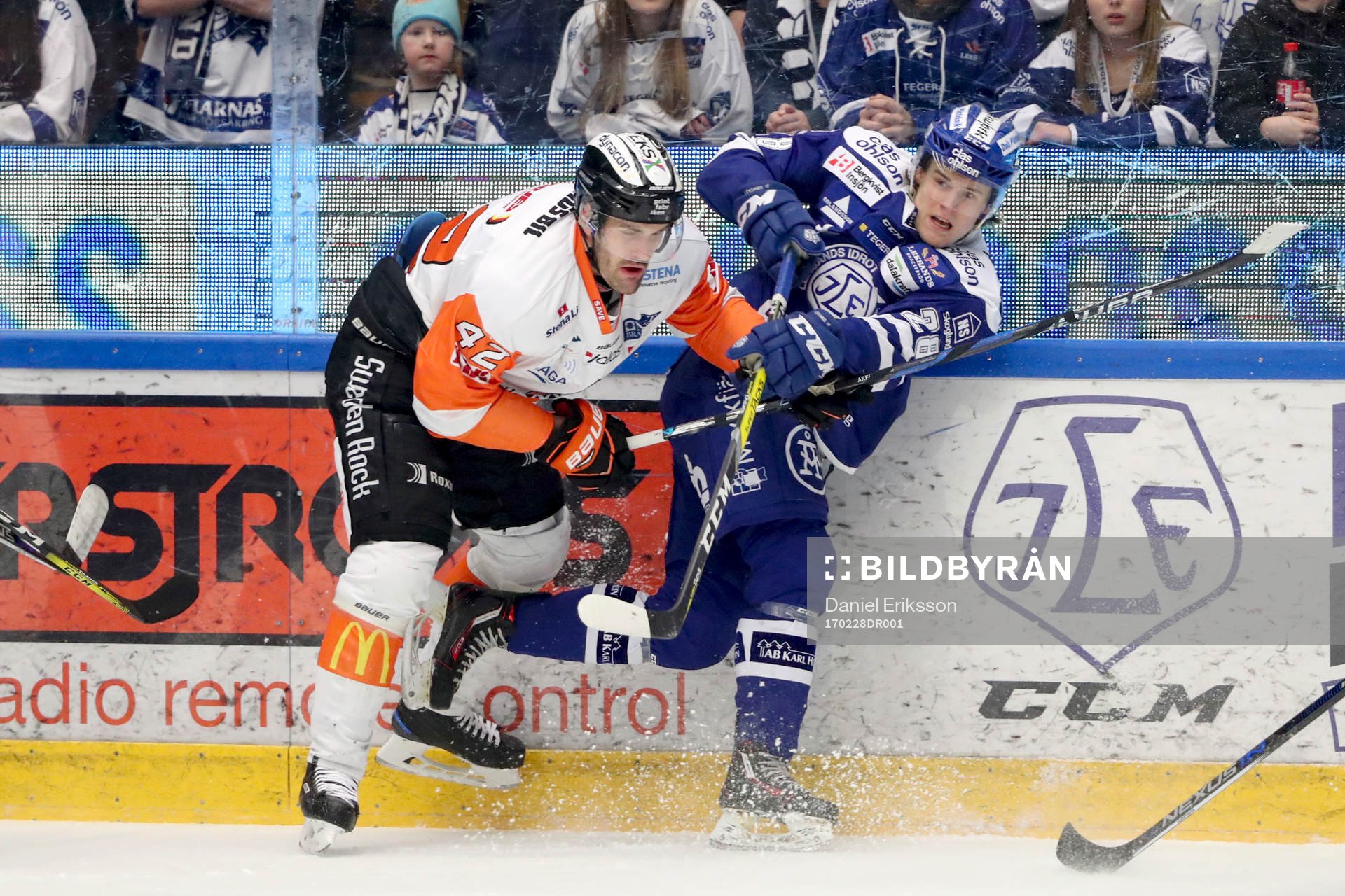 Karlskronas Niklas Arell och Leksands William Wikman