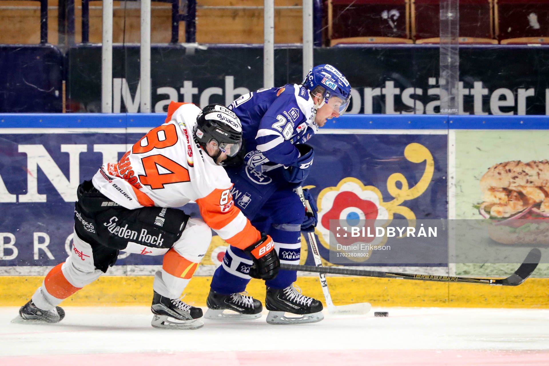 Karlskronas Jimmy Andersson och Leksands Patrik Norén