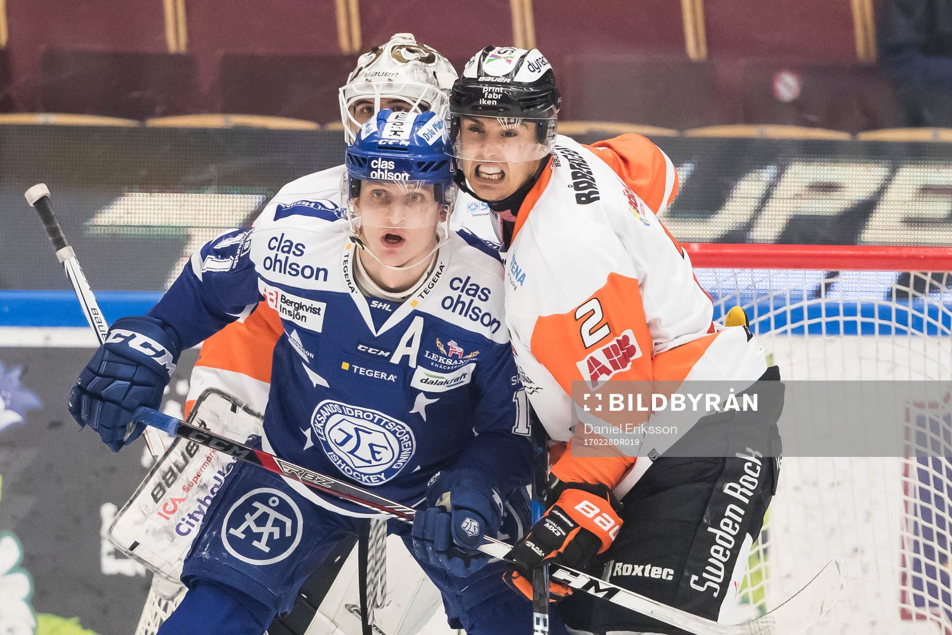 Leksands Martin Karlsson och Karlskronas Robin Gartner