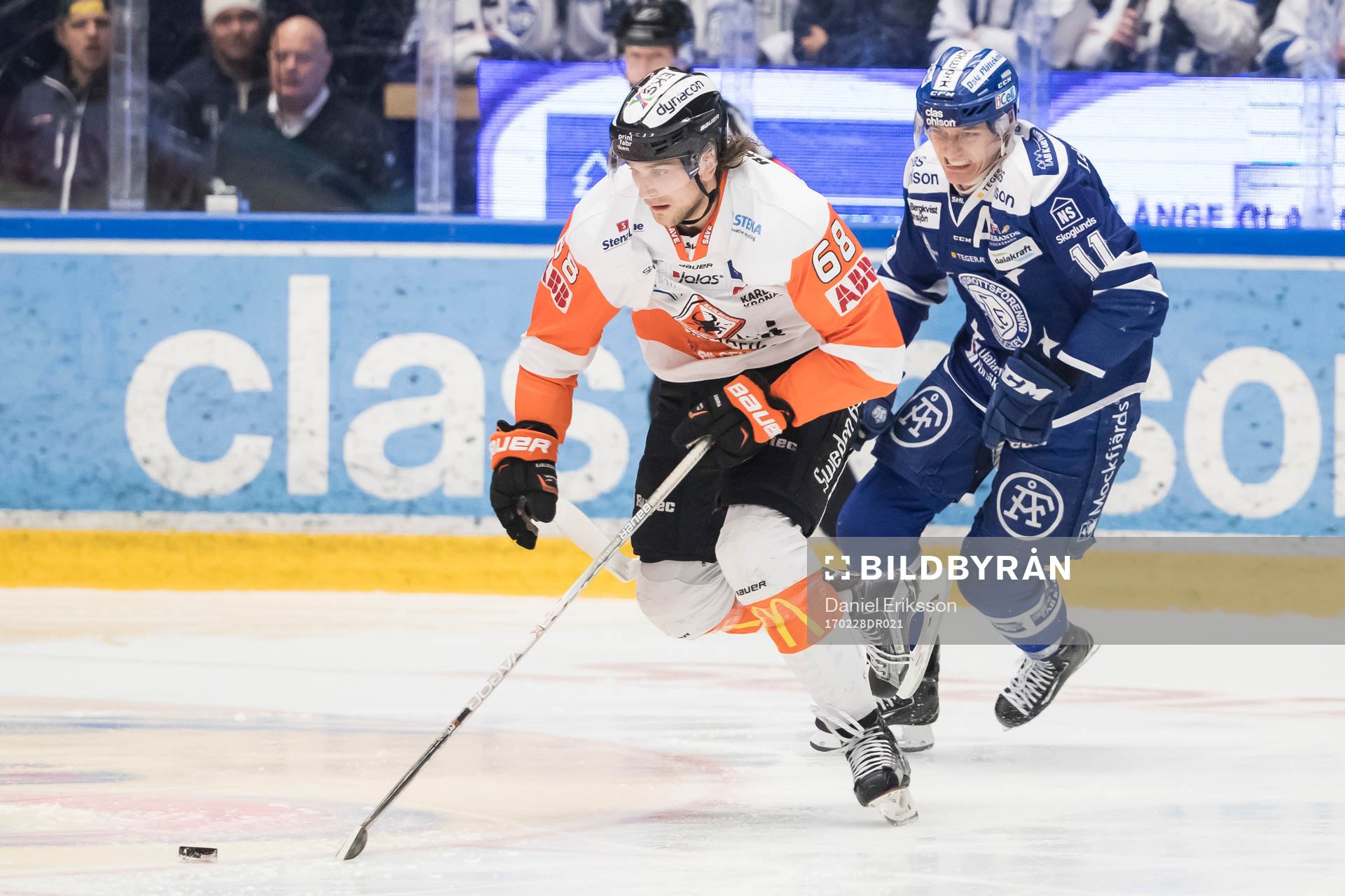 Leksands Martin Karlsson jagar Karlskronas Daniel