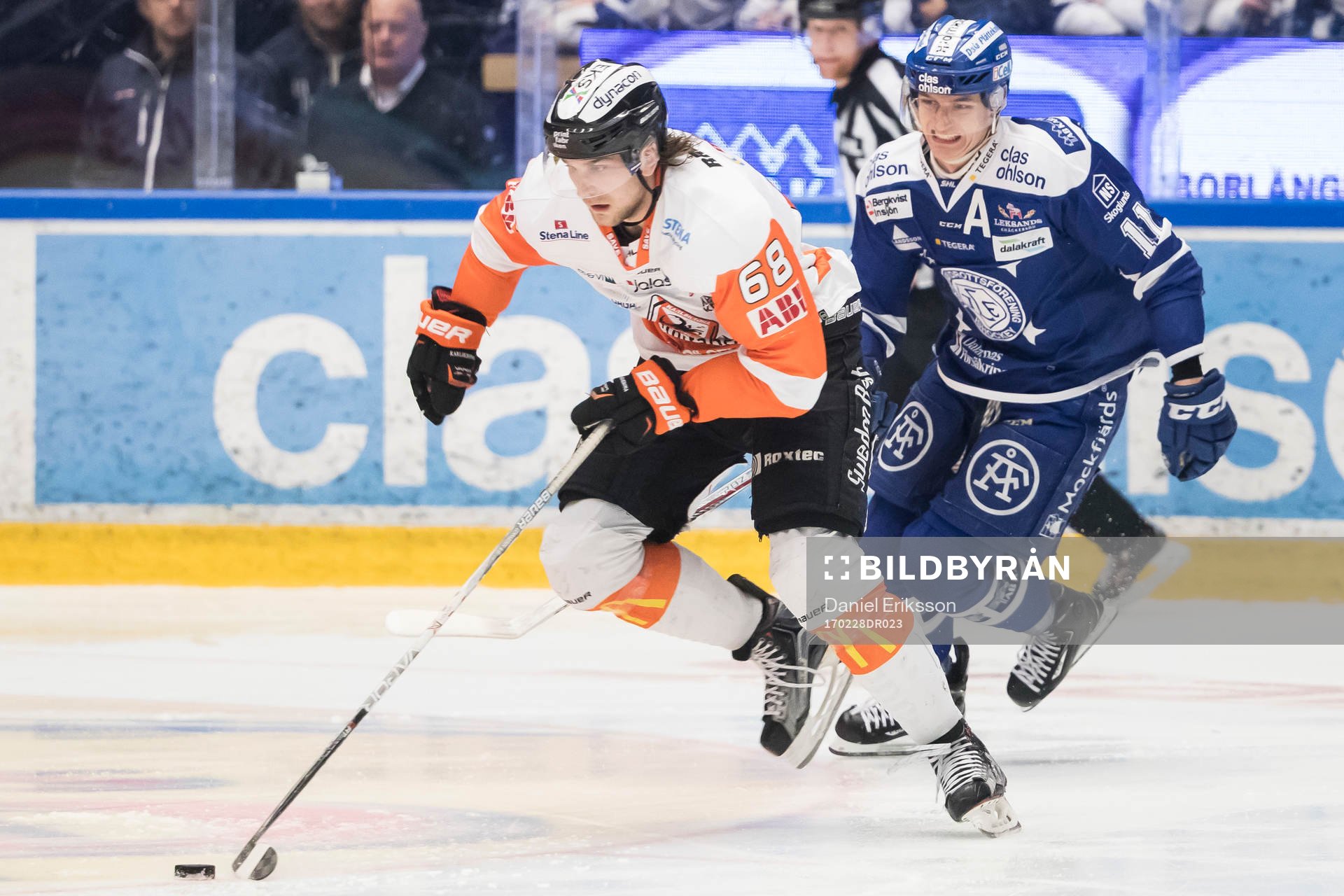 Leksands Martin Karlsson jagar Karlskronas Daniel