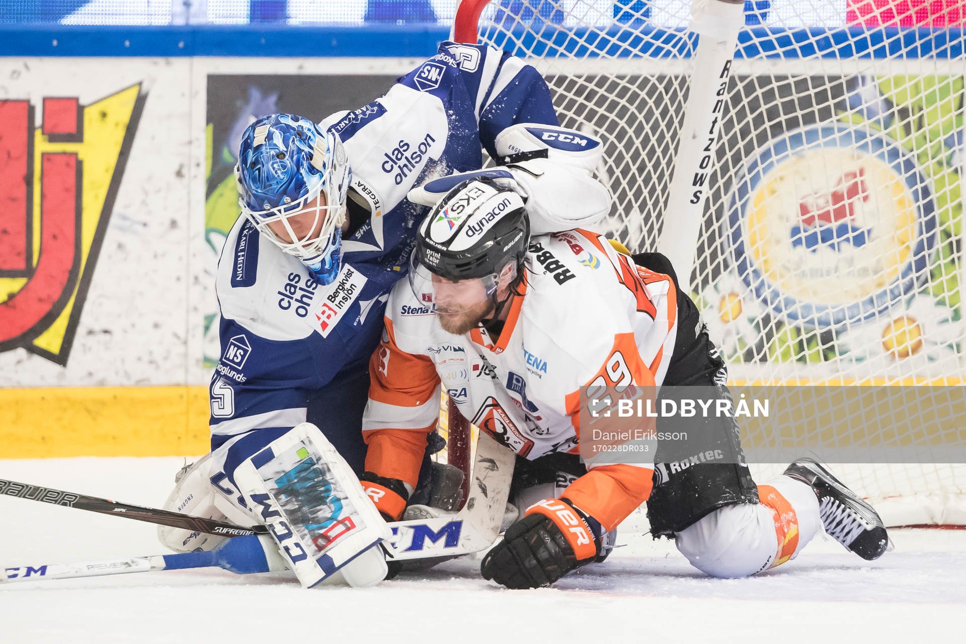 Leksands målvakt Atte Engren och Karlskronas Alexander