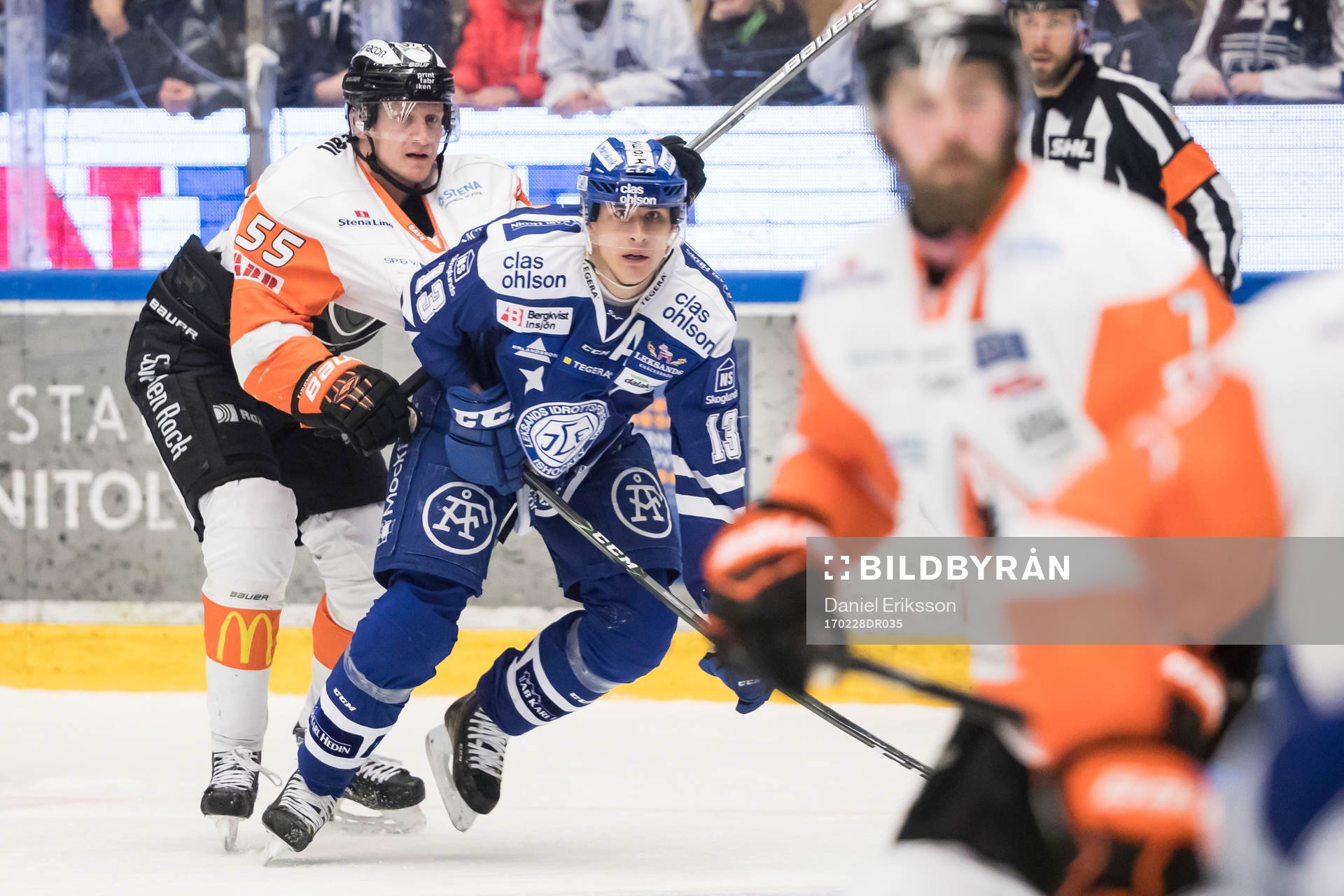 Karlskronas David Printz och Leksands Jon Knuts i