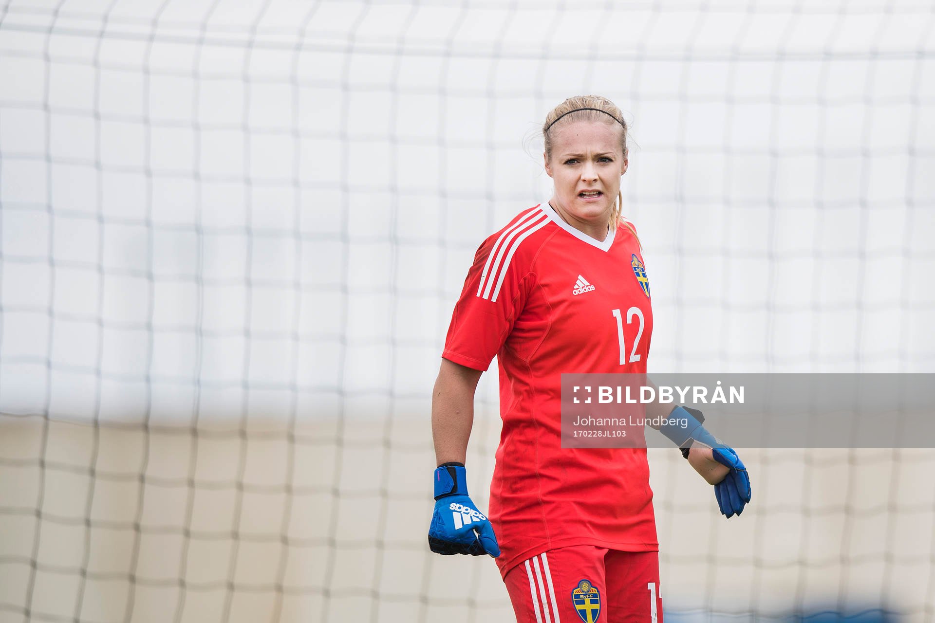 Sveriges målvakt Hilda Carlén