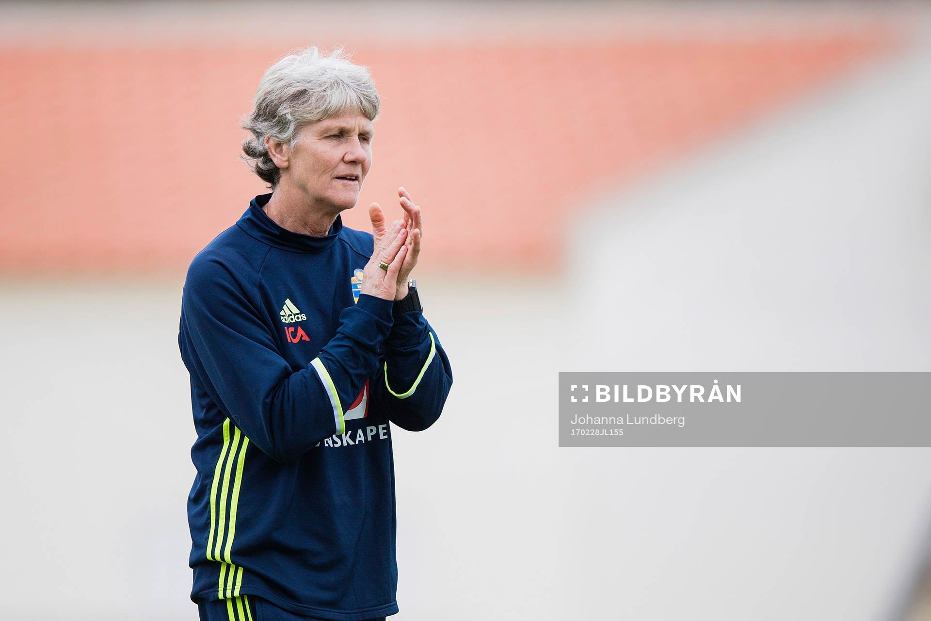 Sveriges förbundskapten Pia Sundhage