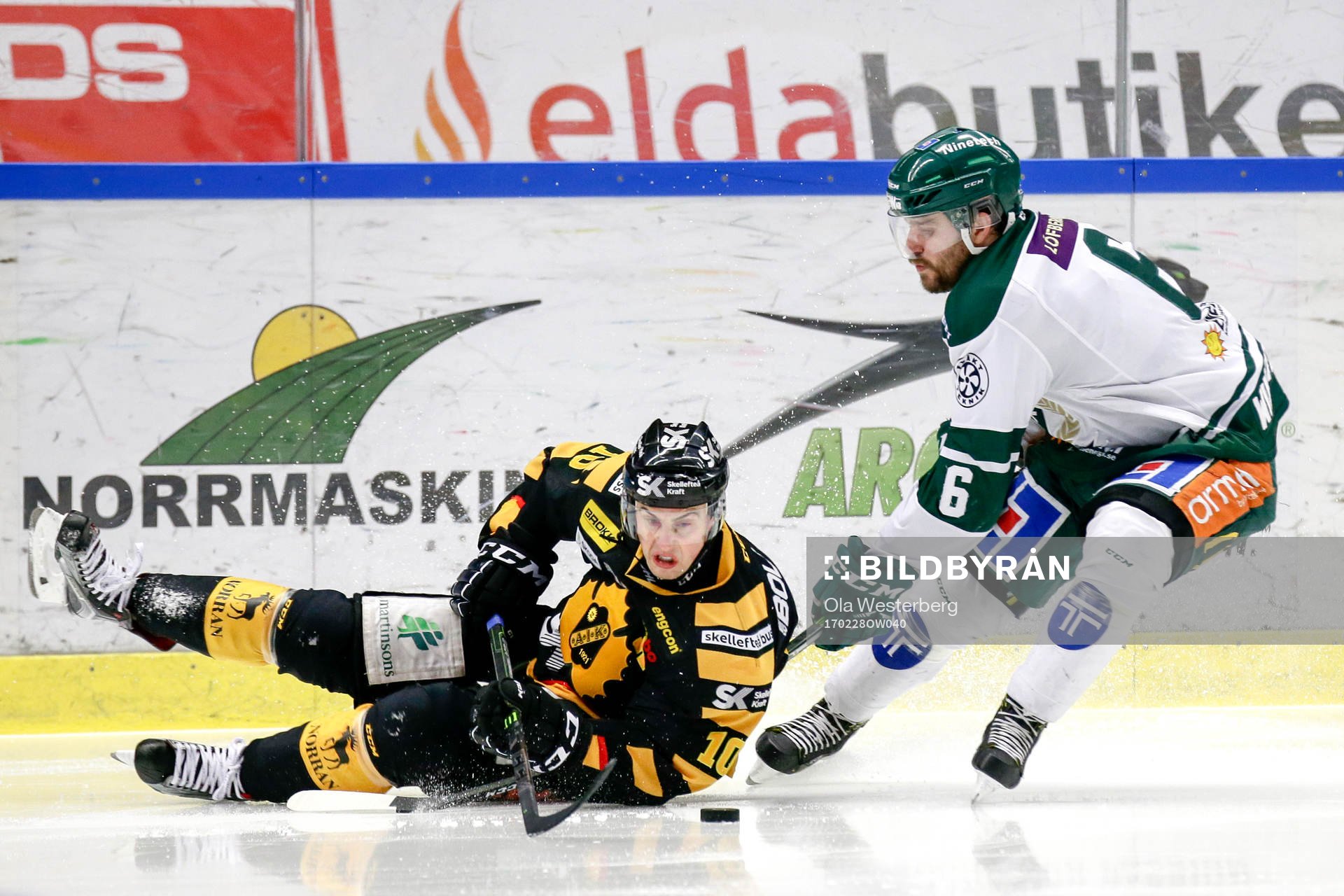 Skellefteås Joakim Lindström och Färjestads Mikael