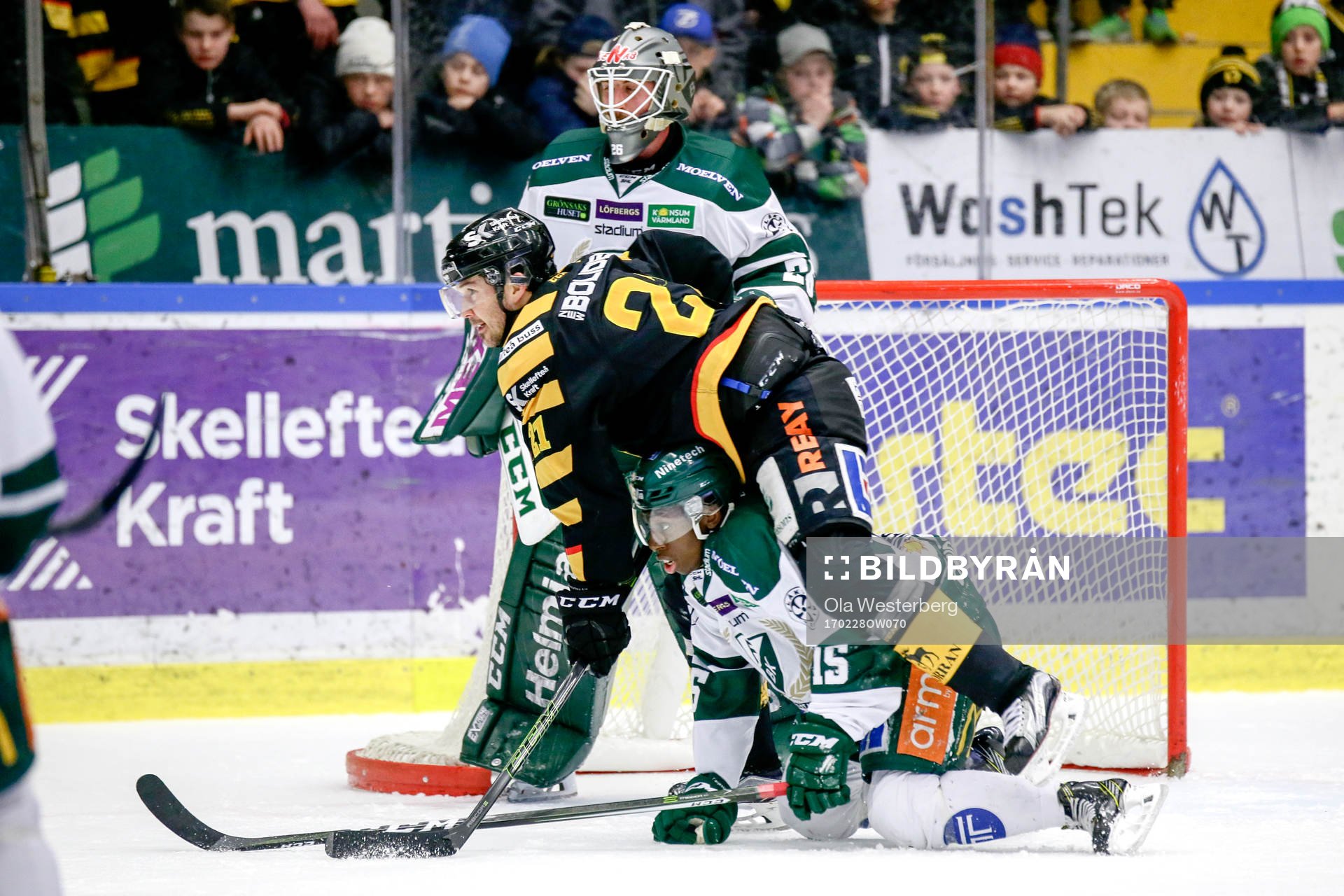 Skellefteås Jimmie Ericsson och Färjestads Hugo Enock