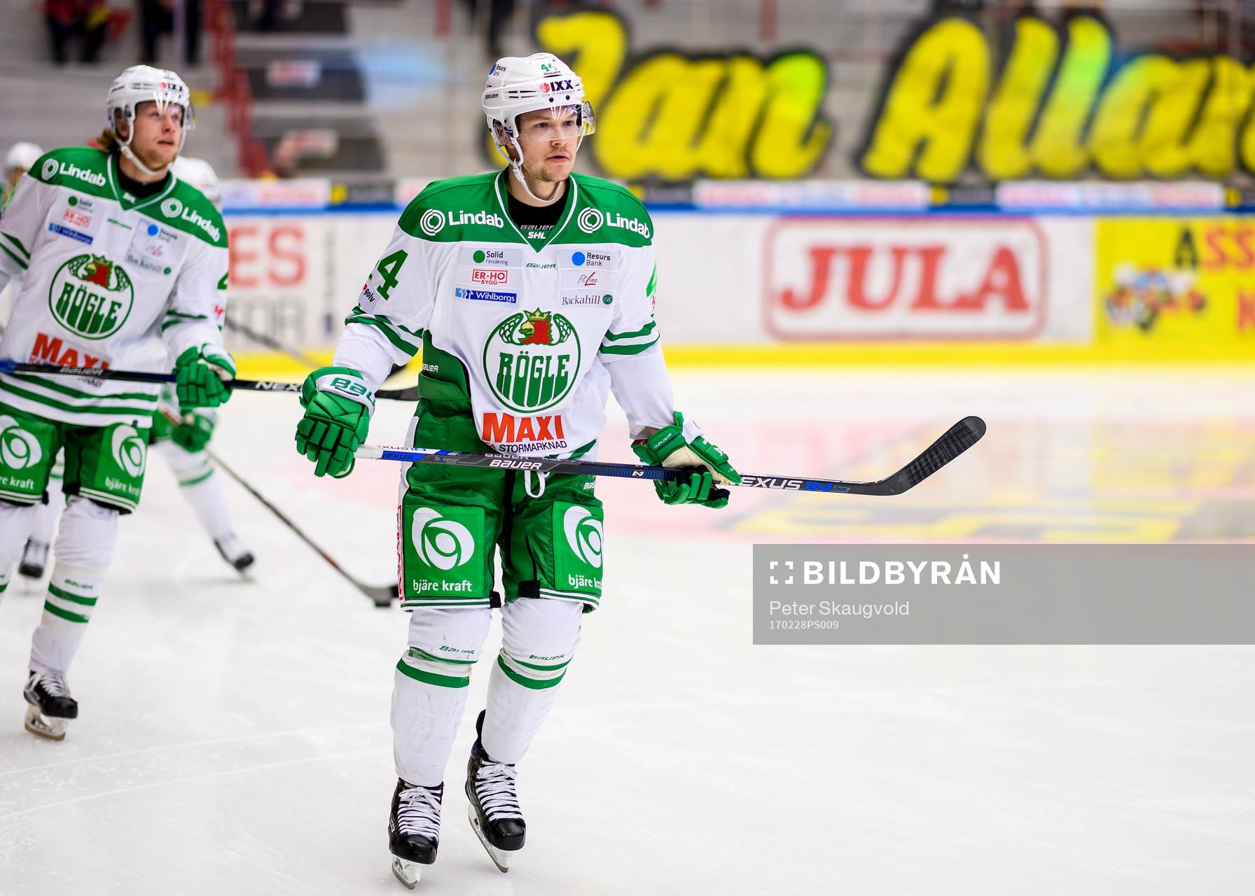 Rögles Matt Fraser på uppvärmningen