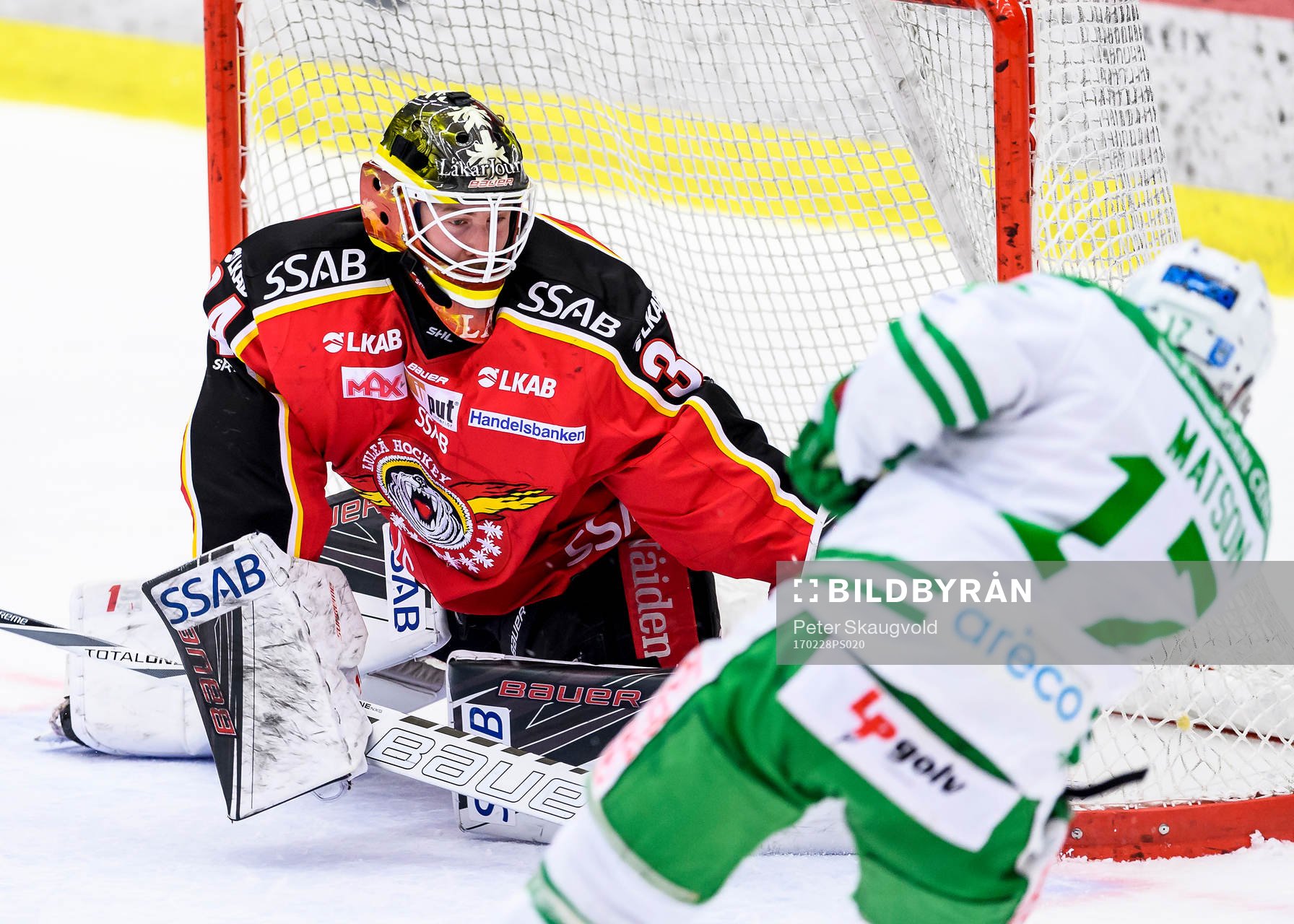 Luleås målvakt Joel Lassinatti