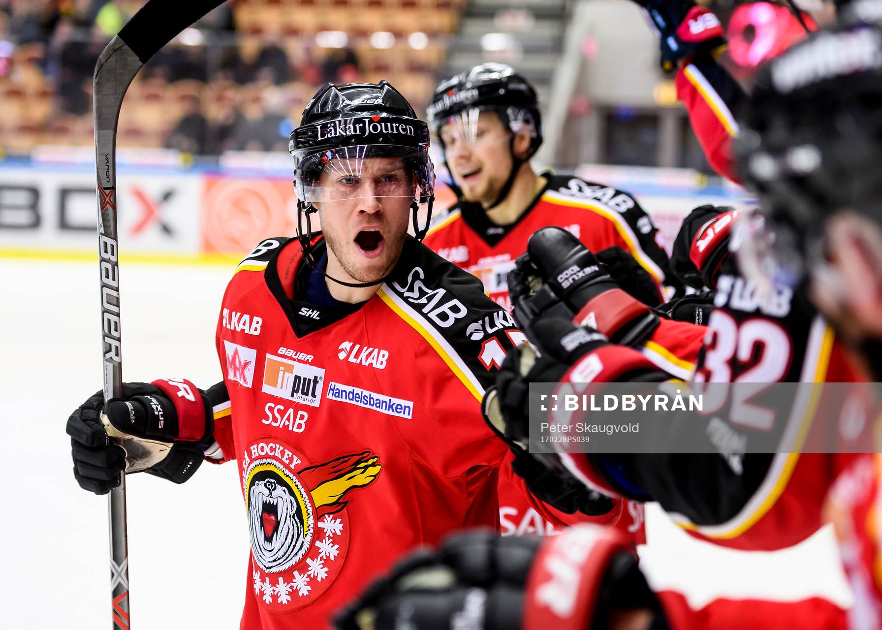 Luleås Andreas Falk  jublar