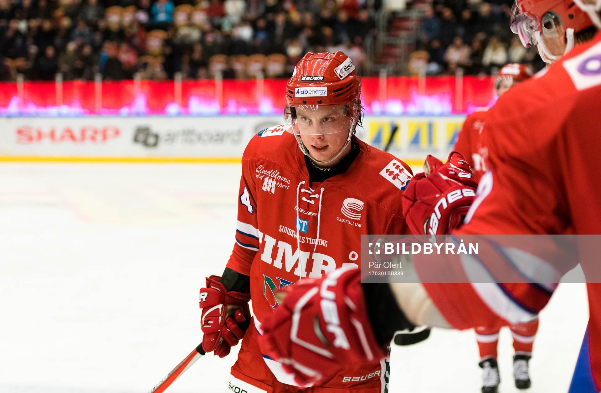 Timrås Jonathan Dahlén jublar