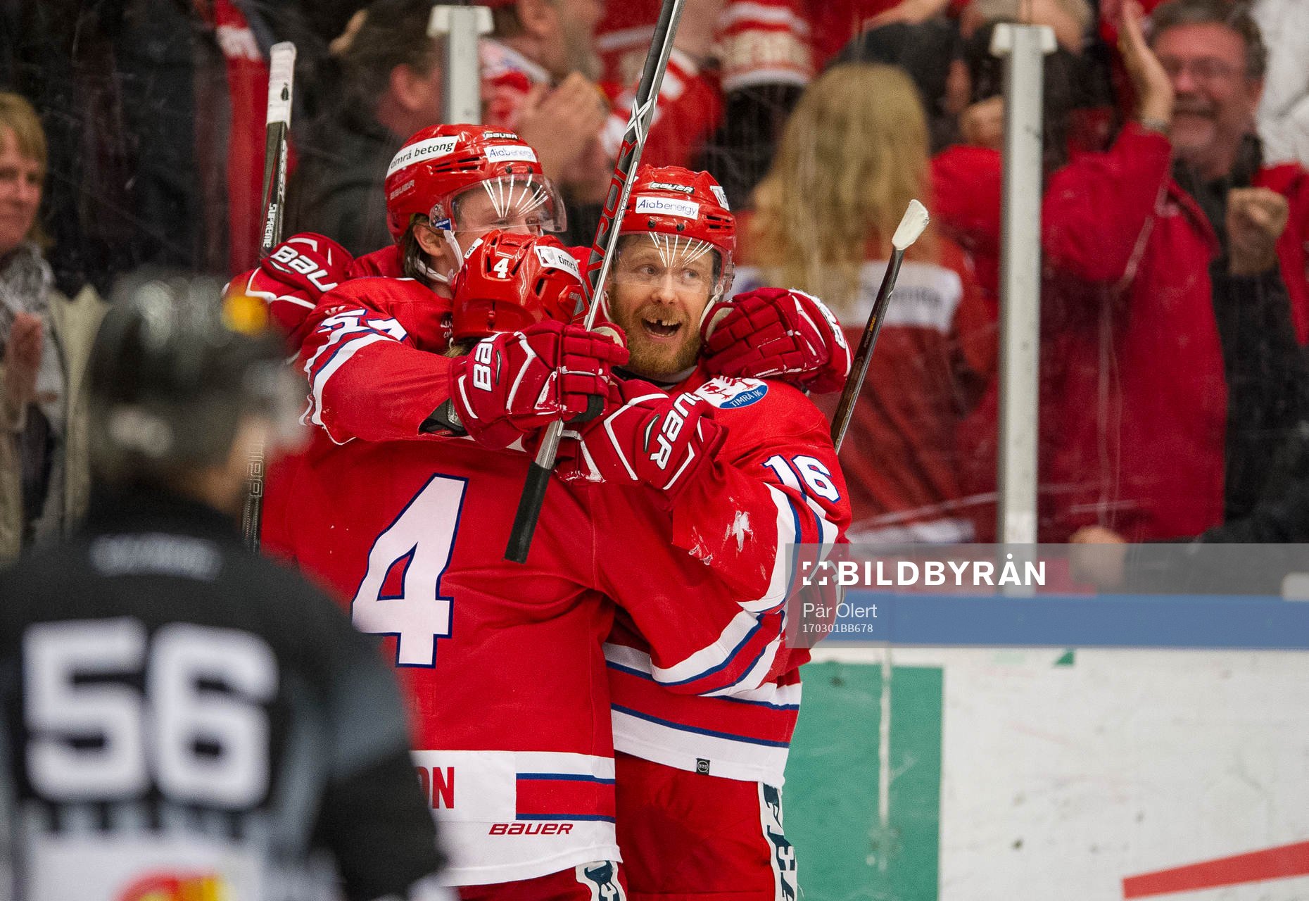 Timrås Sebastian Lauritzen, Jonathan Dahlén och Mattias
