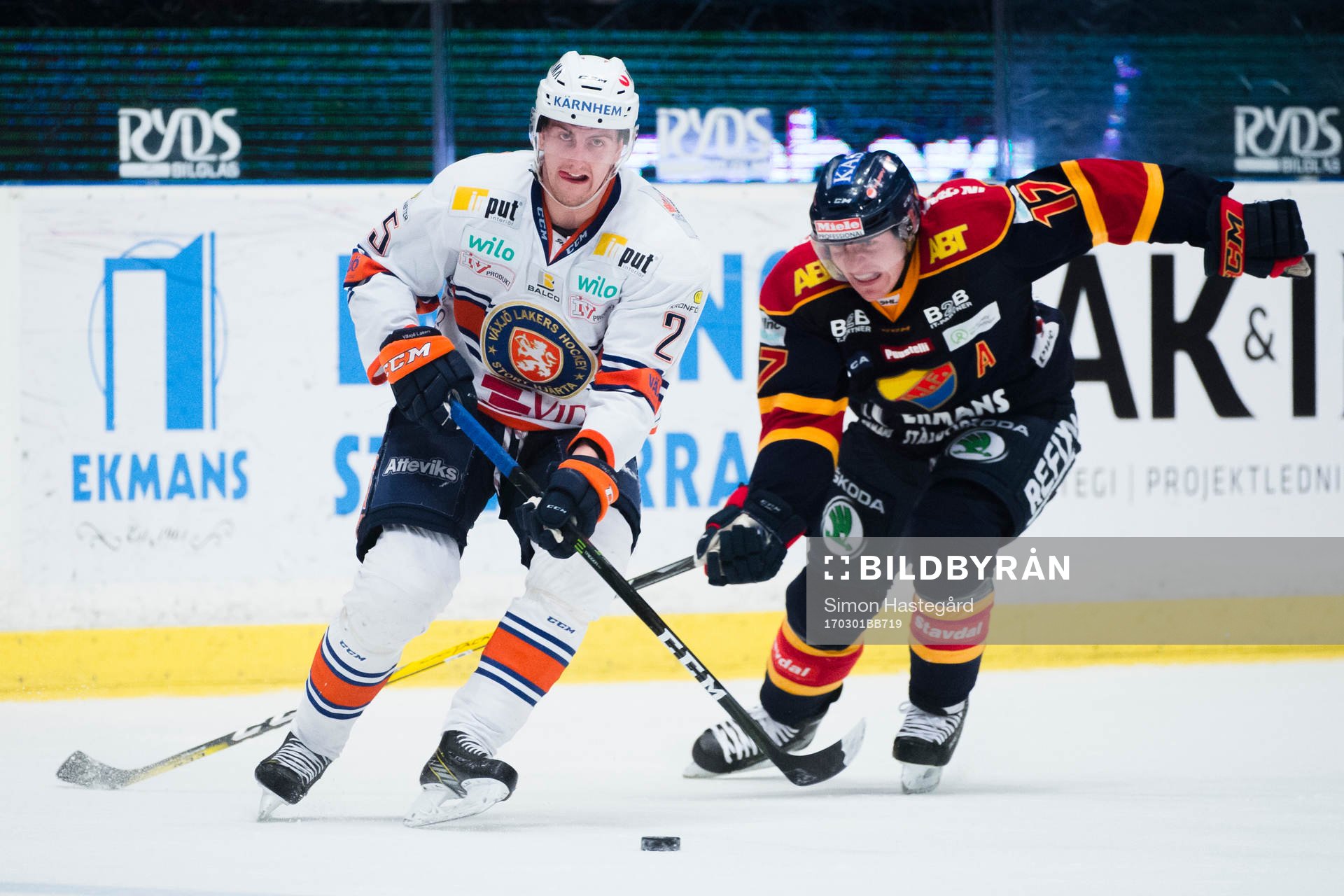 Växjös Philip Holm och Djurgårdens Henrik Eriksson