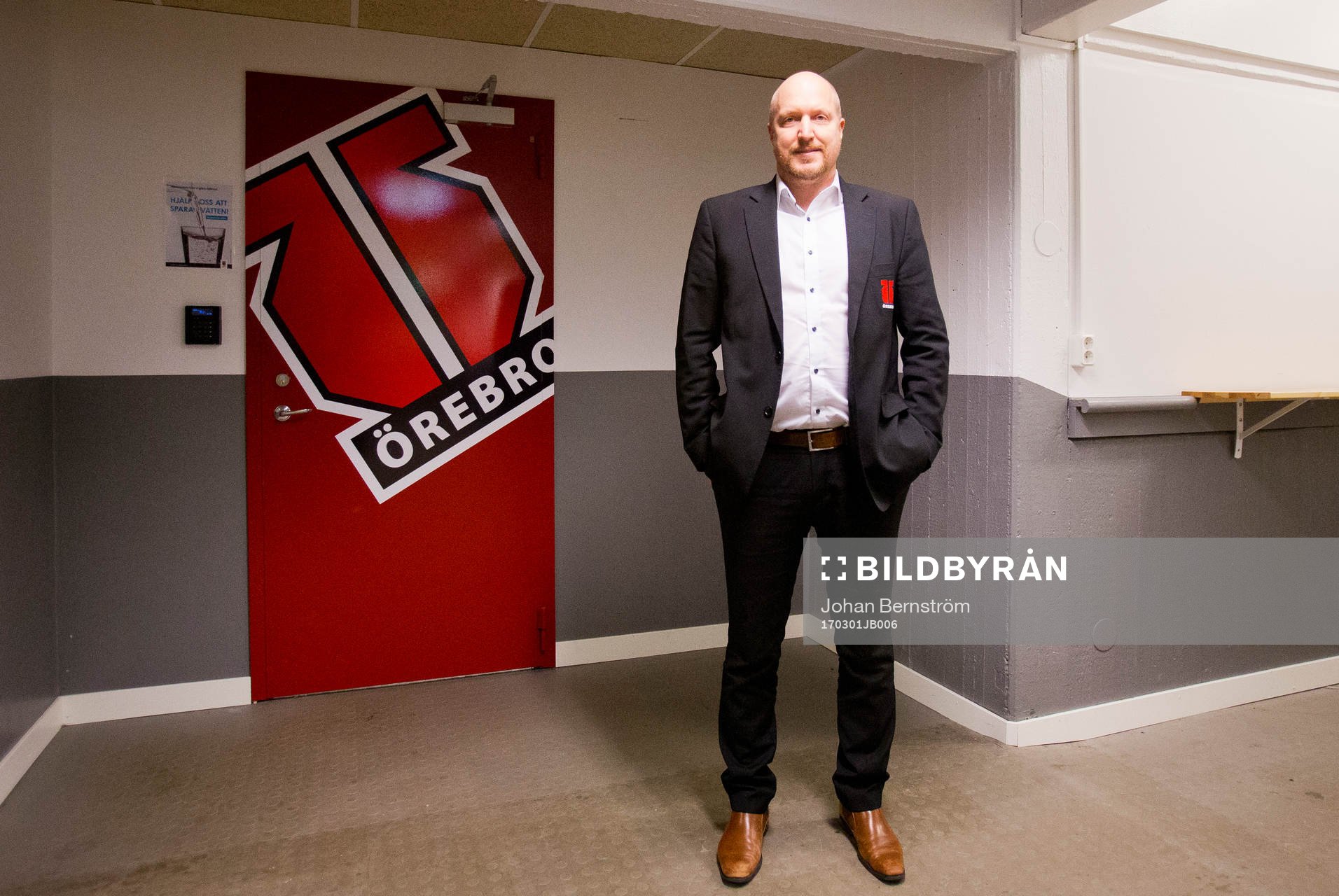 Porträtt på Örebro Hockeys sportchef Niklas Johansson