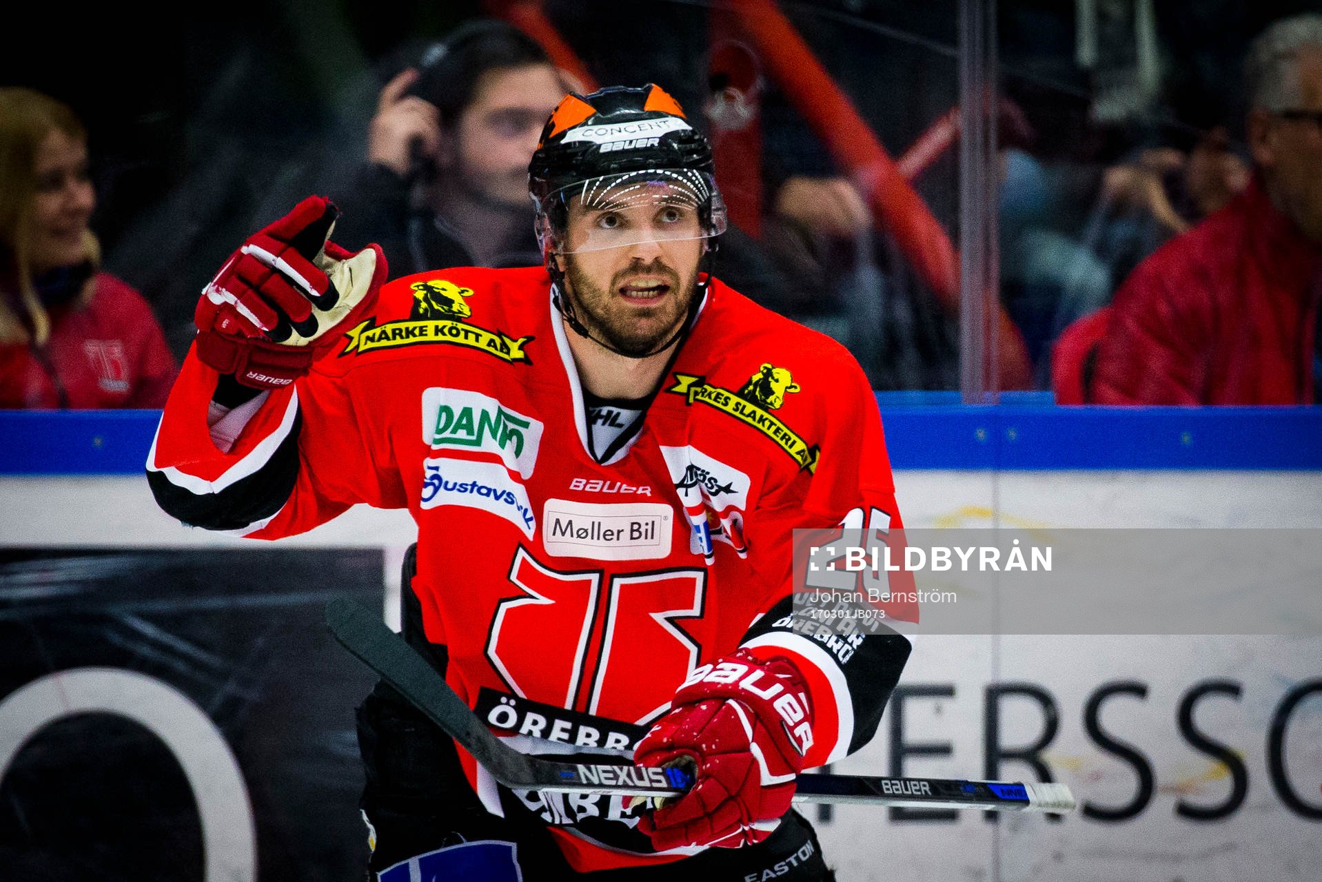 Örebros Martin Johansson gör 2-1 och jublar