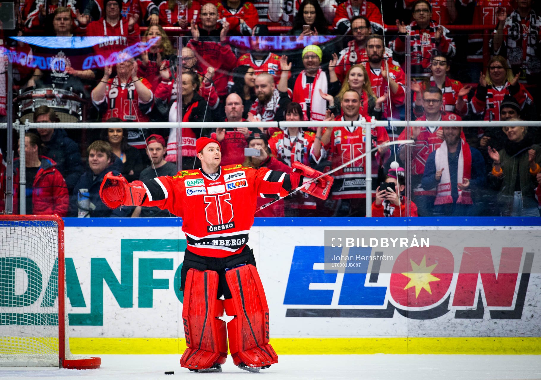 Örebros målvakt Julius Hudacek