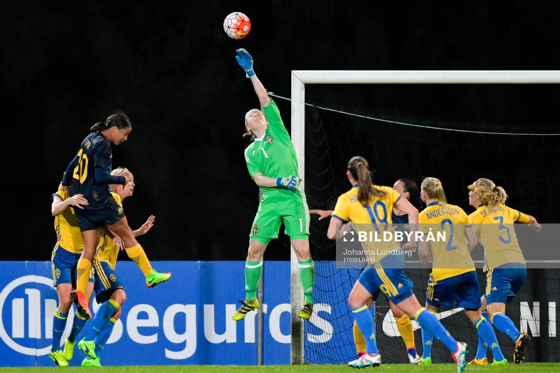 Sveriges målvakt Hedvig Lindahl