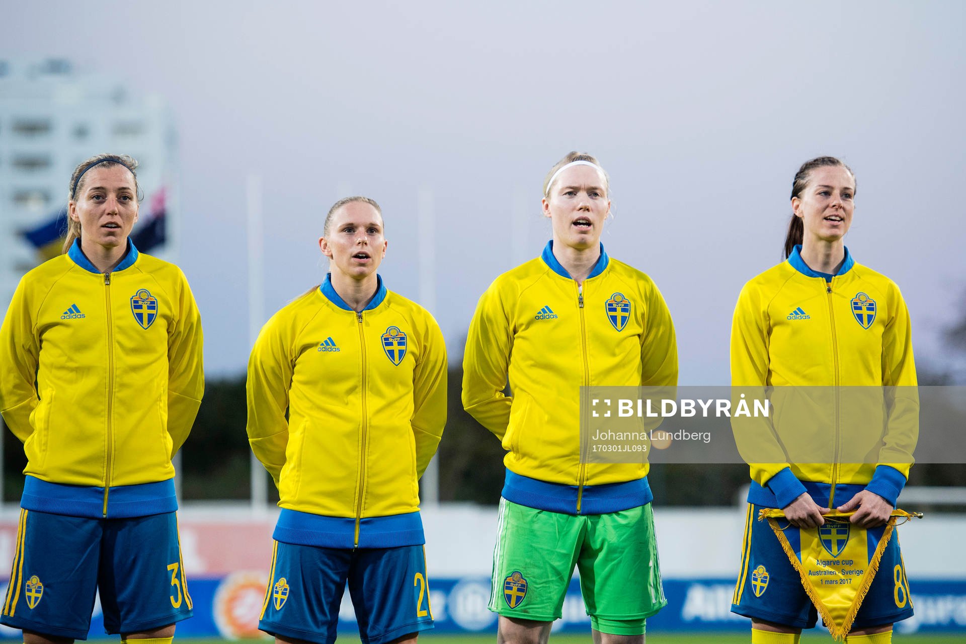 Sveriges Linda Sembrant, Jonna Andersson, målvakt Hedvig