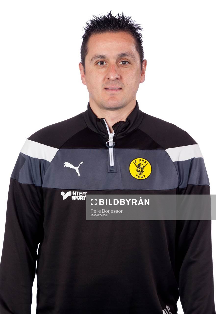 Frejs målvaktstränare Nikos Gkoulios