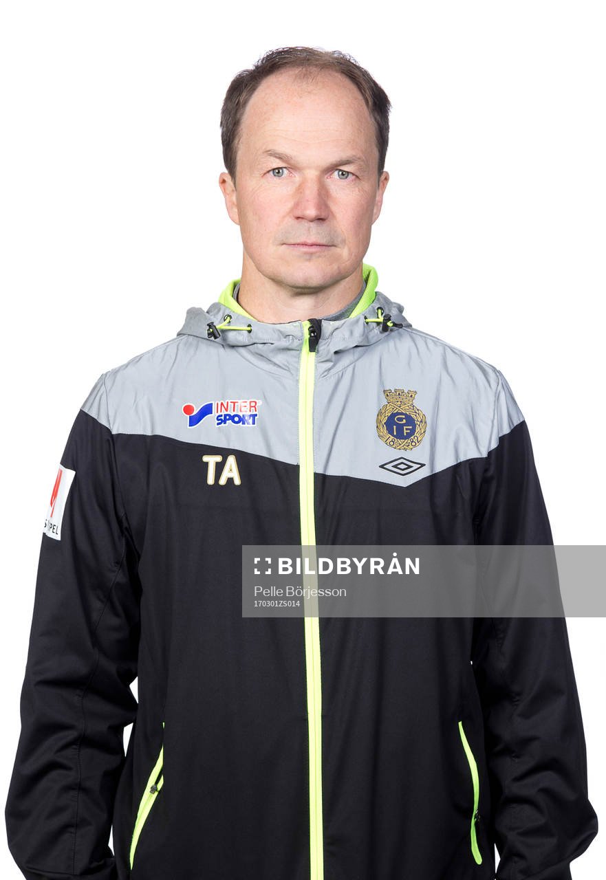 Gefles Tränare Thomas Andersson poserar för ett porträtt den 1 Mars 2017 i Gävle.