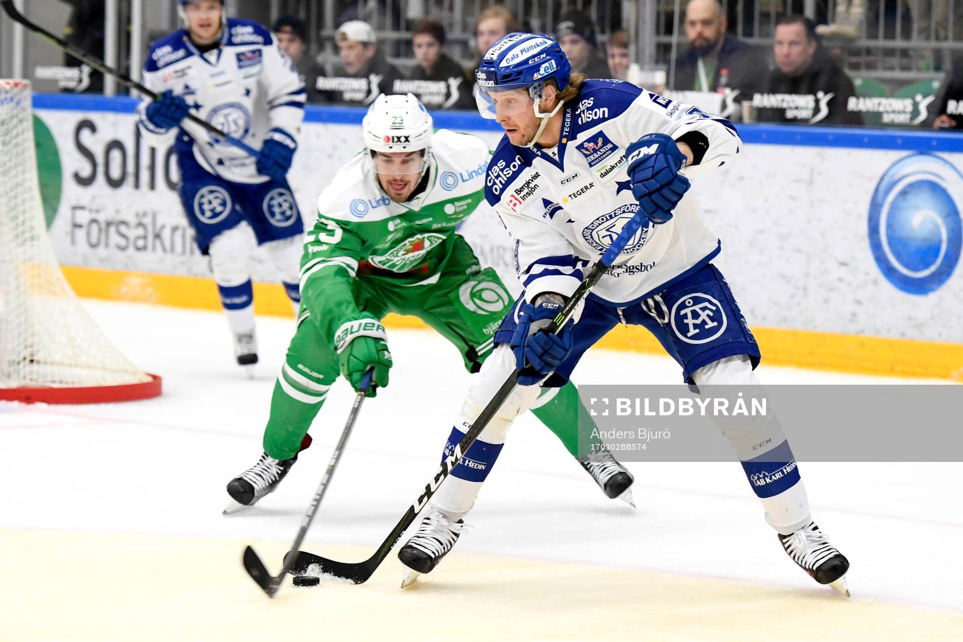 Rögles Daniel Sylwander och Leksands Alexander Ytterell