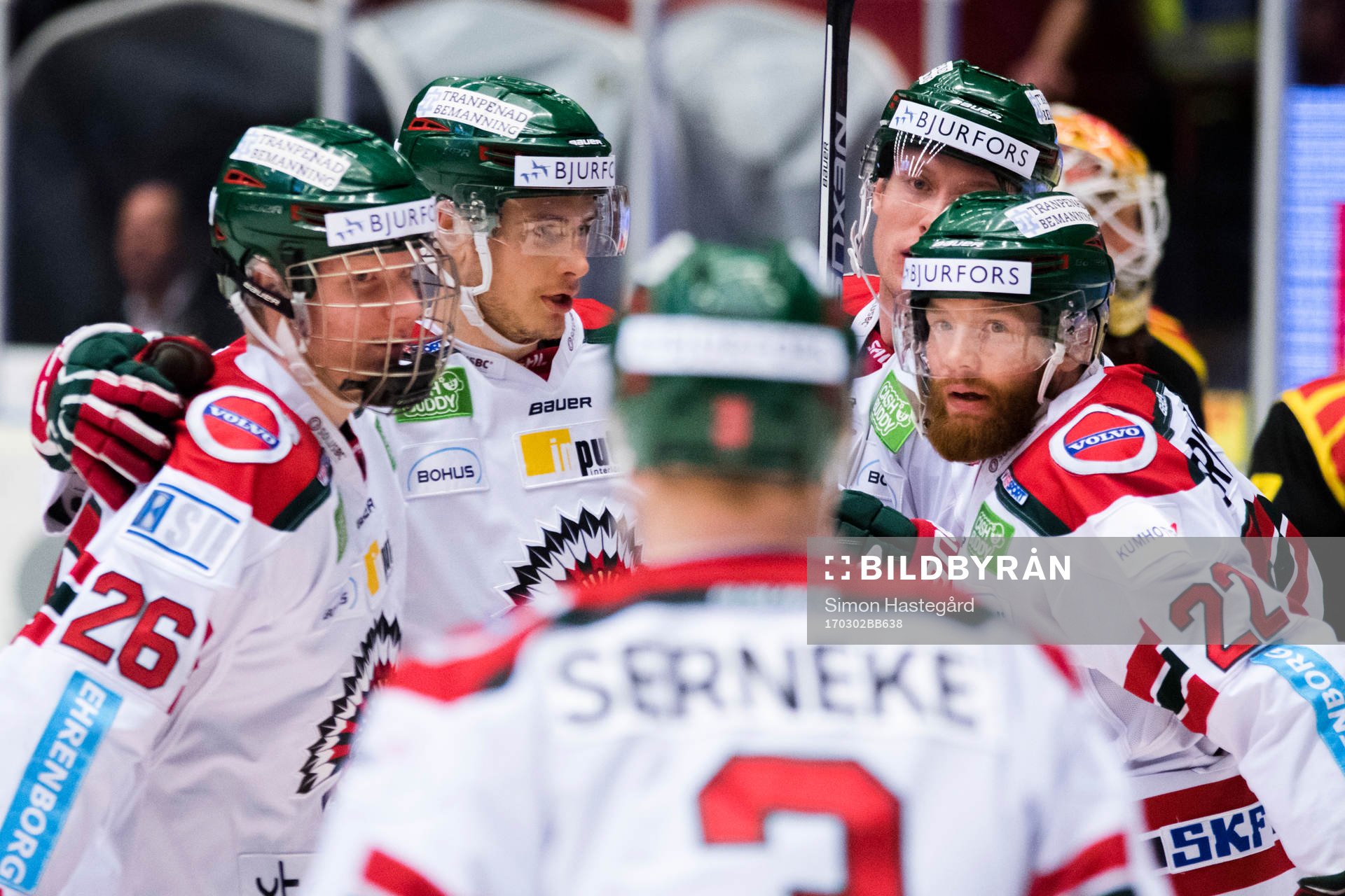 Frölundas Rasmus Dahlin , Johan Sundström , John Nyberg