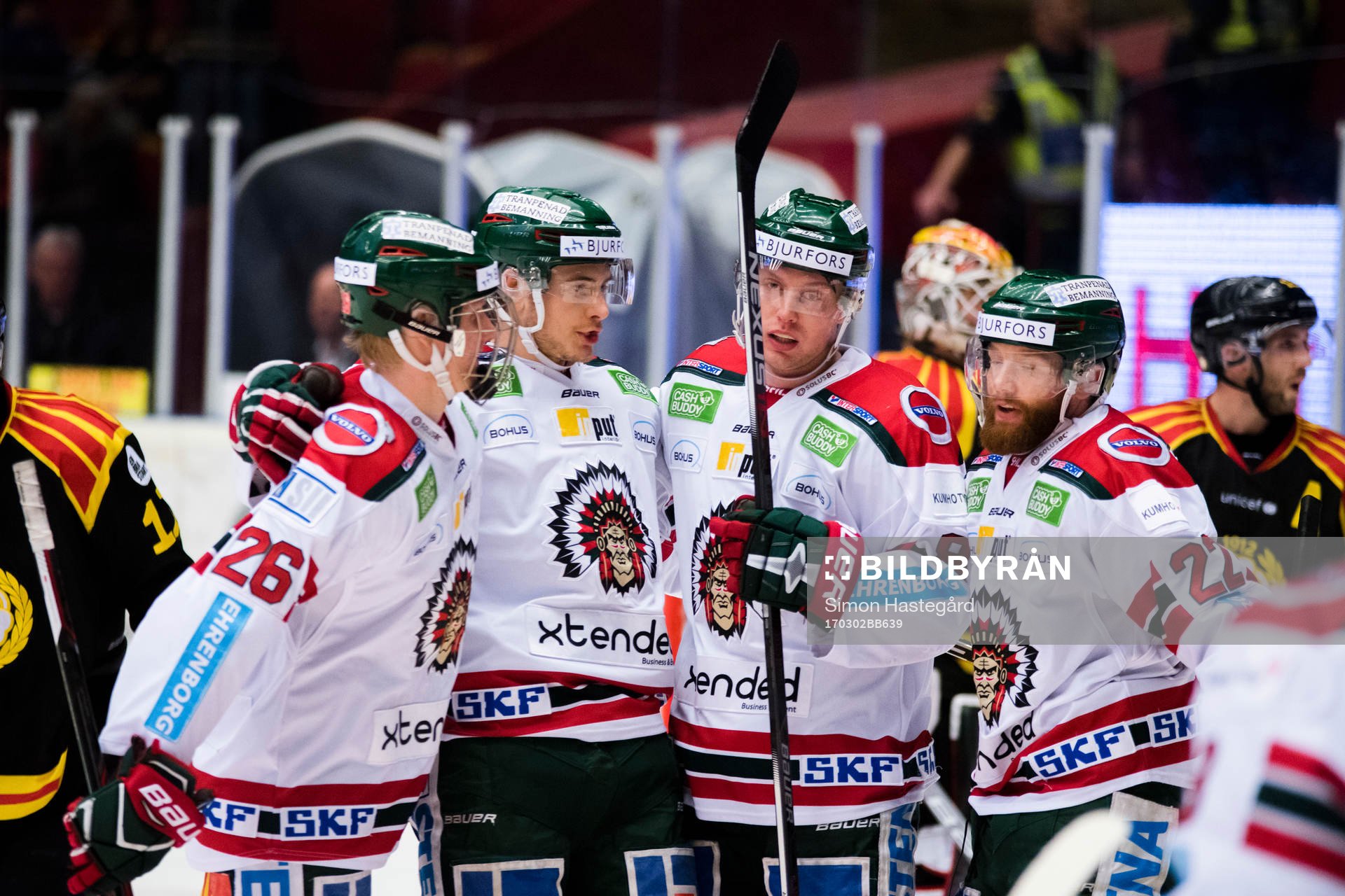 Frölundas Rasmus Dahlin , Johan Sundström , John Nyberg