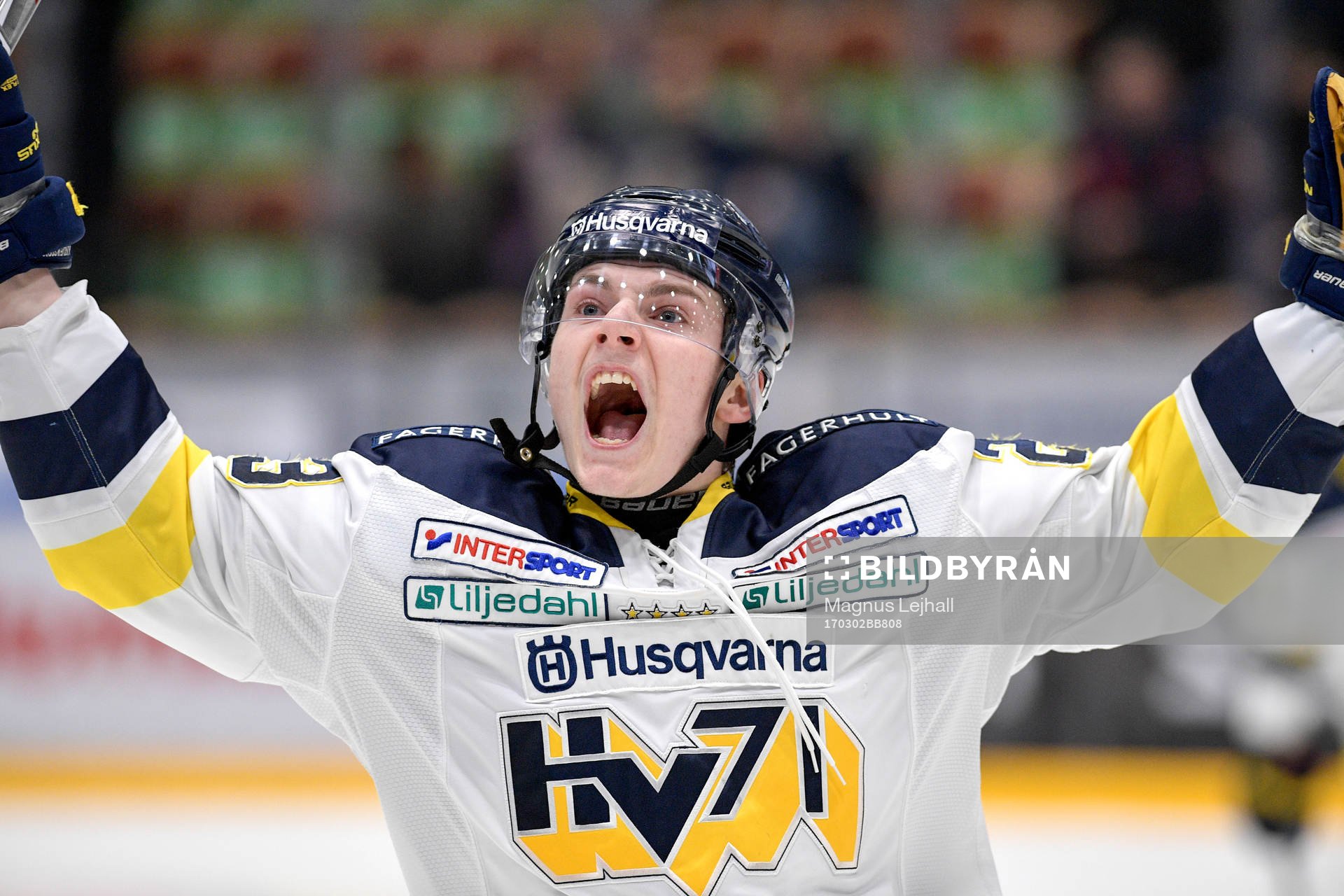 s Lias Andersson jublar