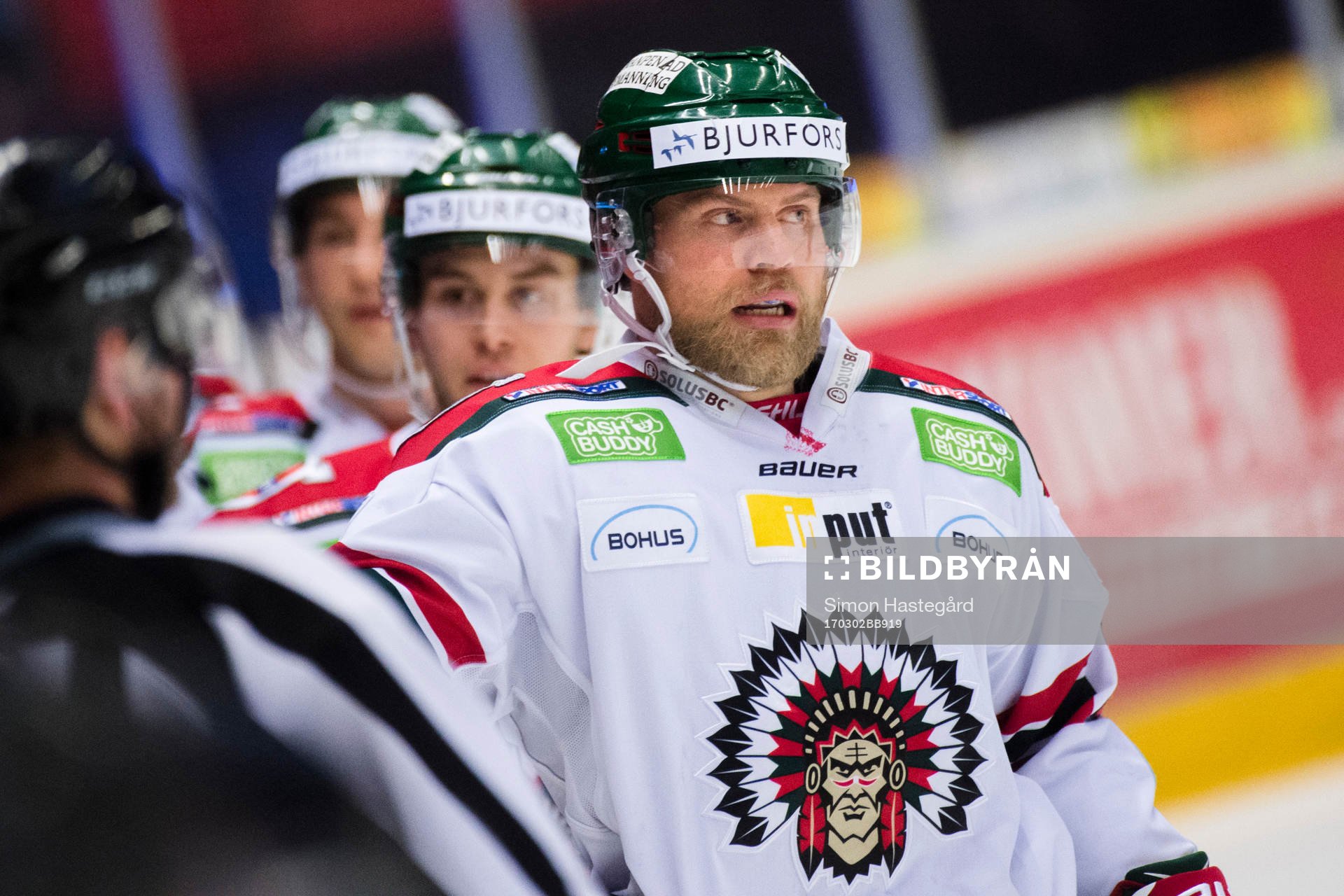 Frölundas Sean Bergenheim jublar