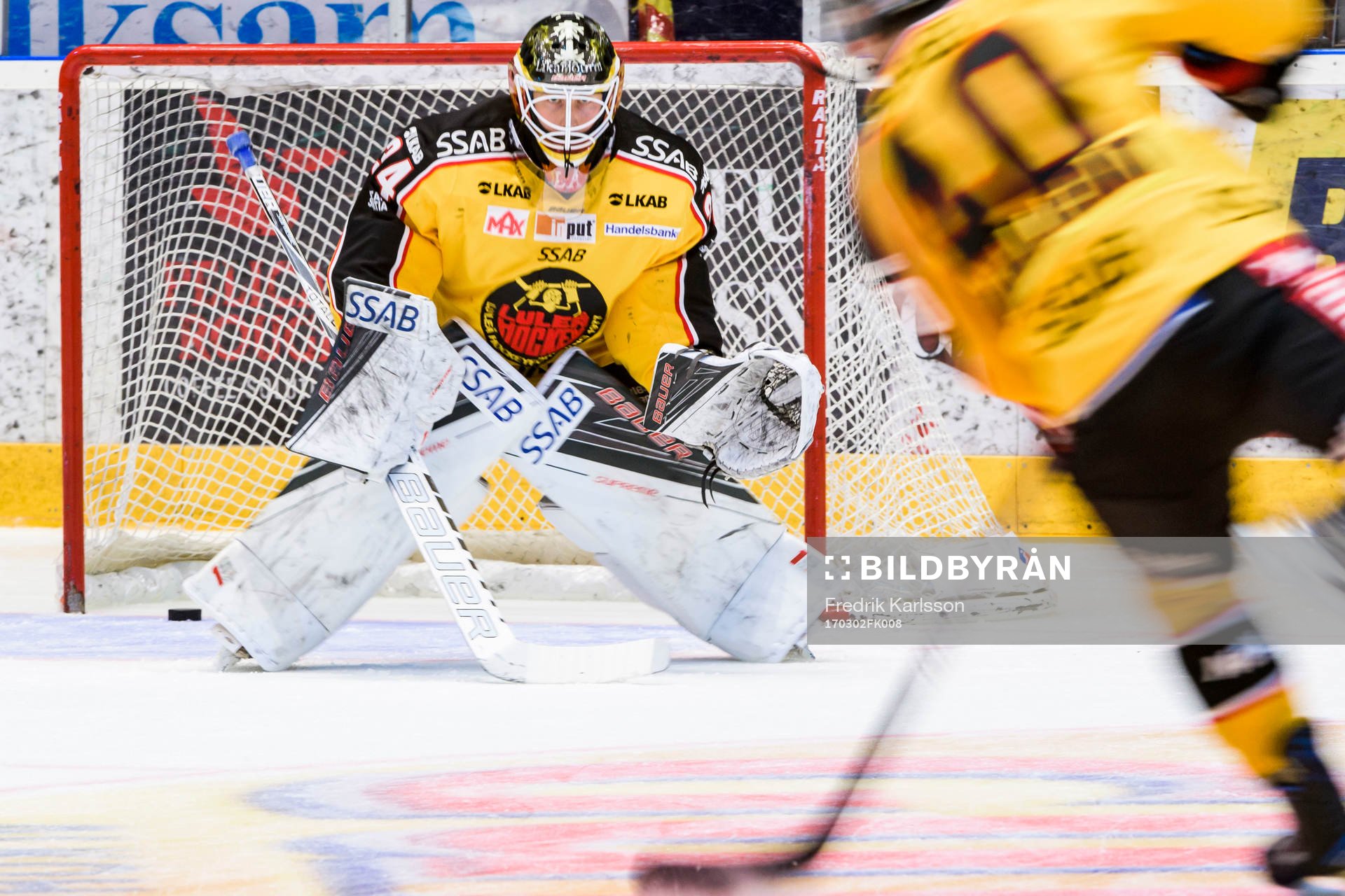 Luleås målvakt Joel Lassinatti