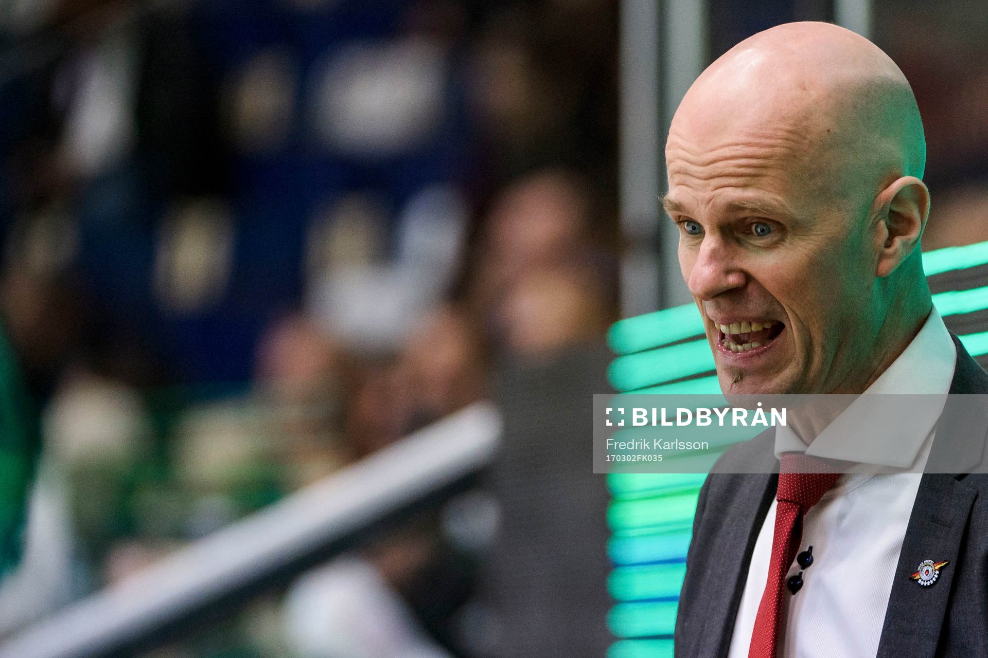 Luleås  tränare Petter Lasu Nilsson