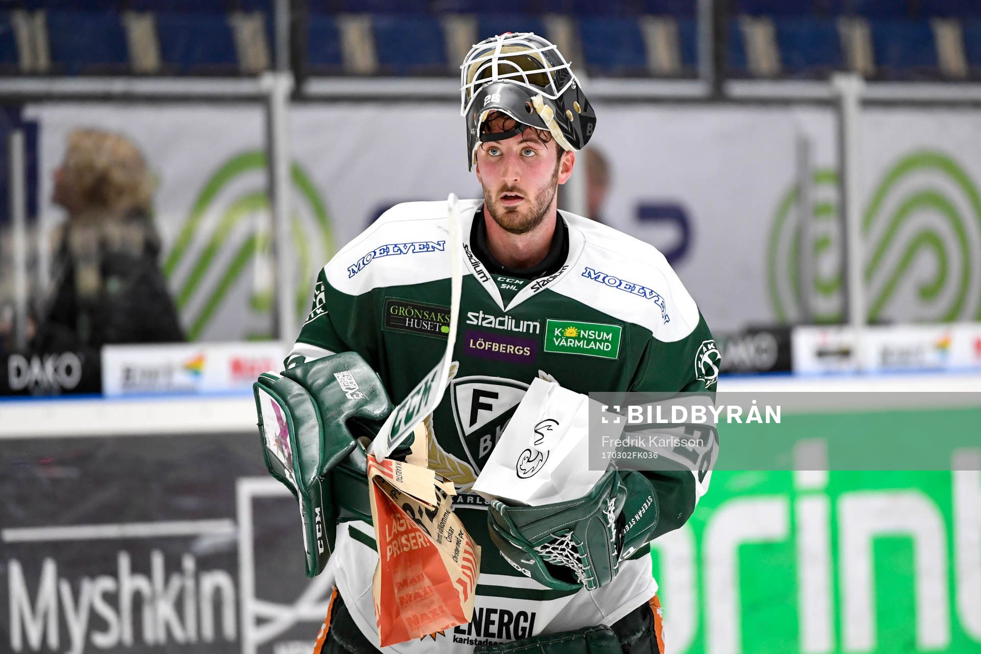 Färjestads målvakt Stefan Steen