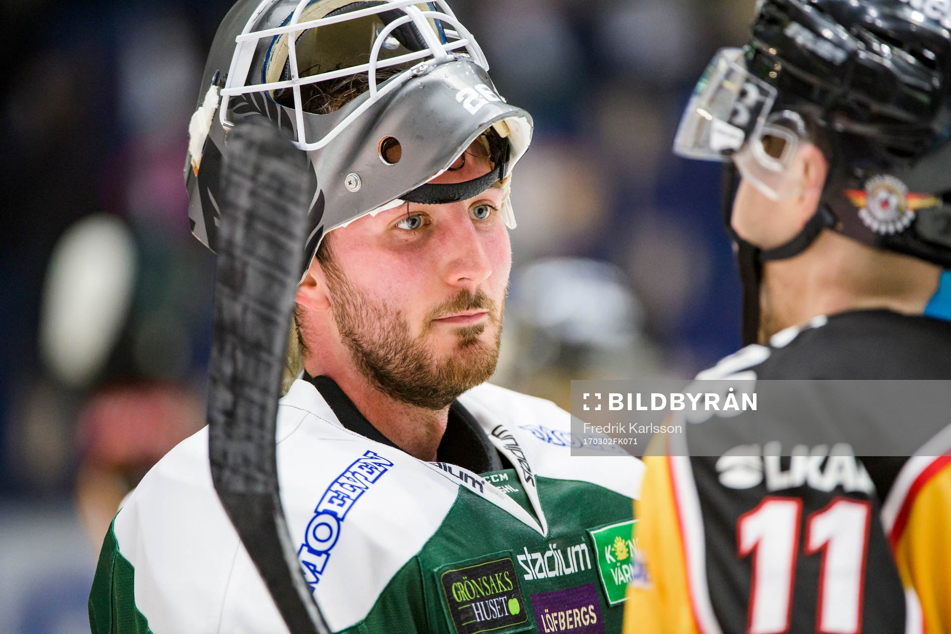 Färjestads målvakt Stefan Steen