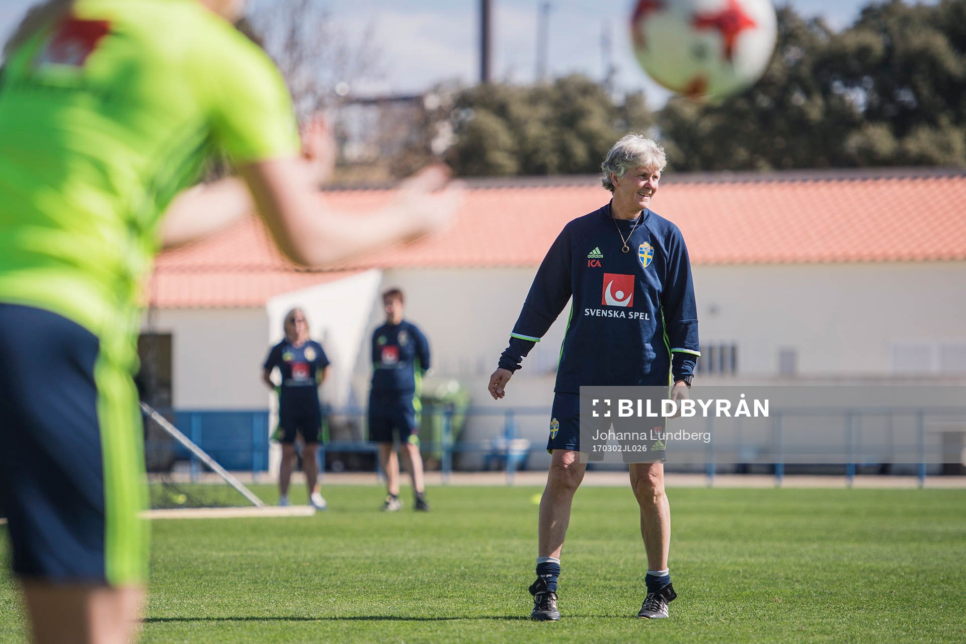 Sveriges förbundskapten Pia Sundhage