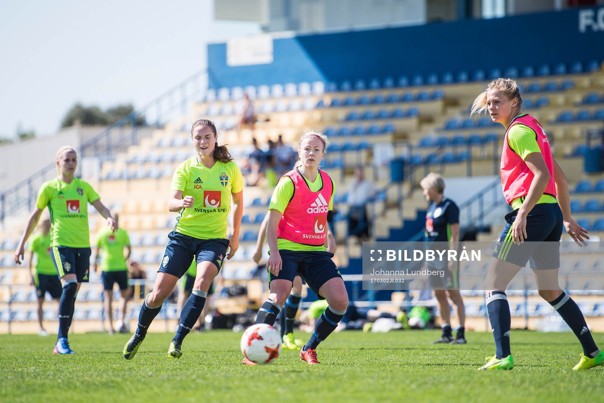 Sveriges Hanna Folkesson, Hanna Glas och Fridolina Rolfö