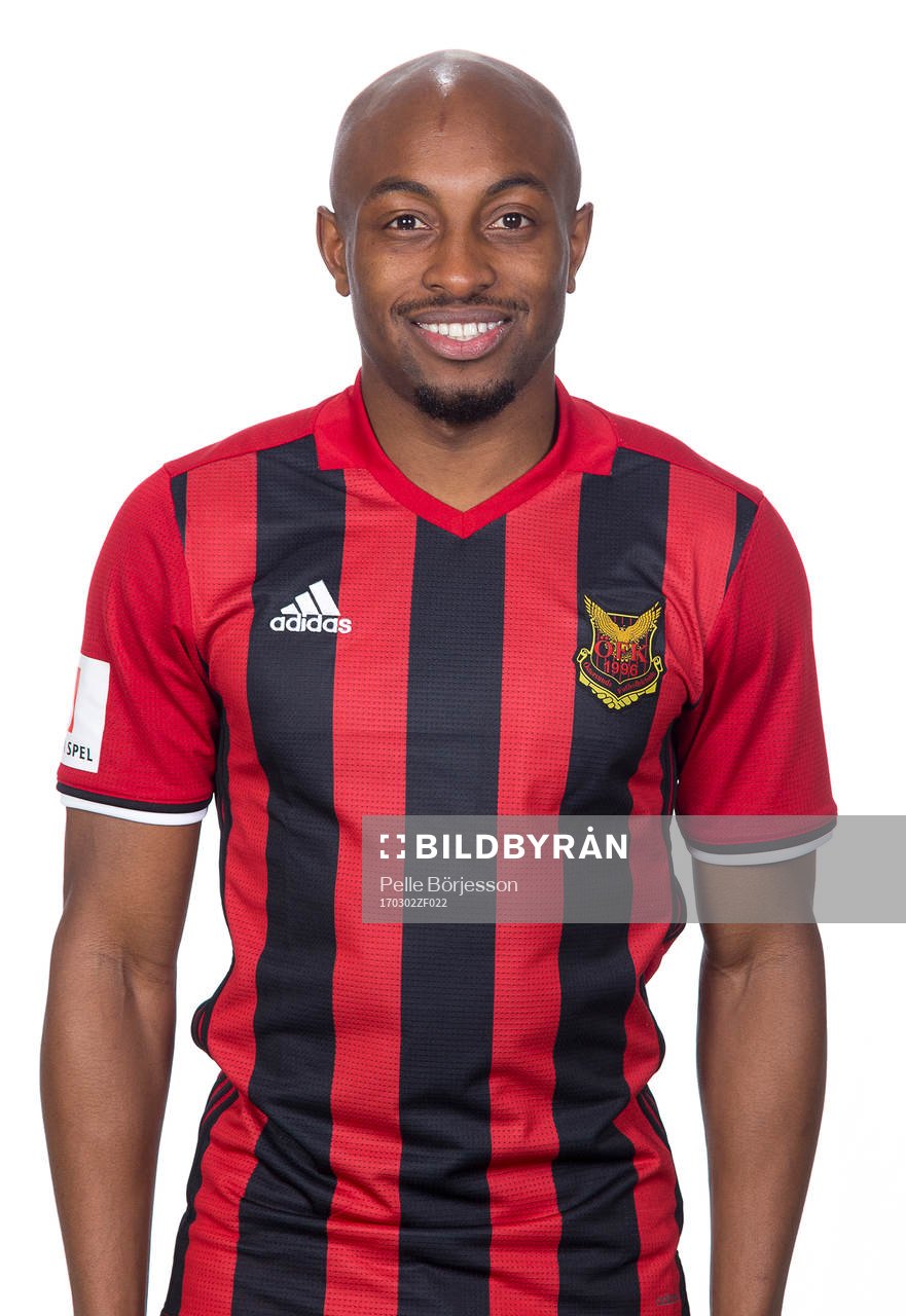 Östersunds Fouad Bachirou poserar för ett porträtt den 2 mars 2017 i Östersund.