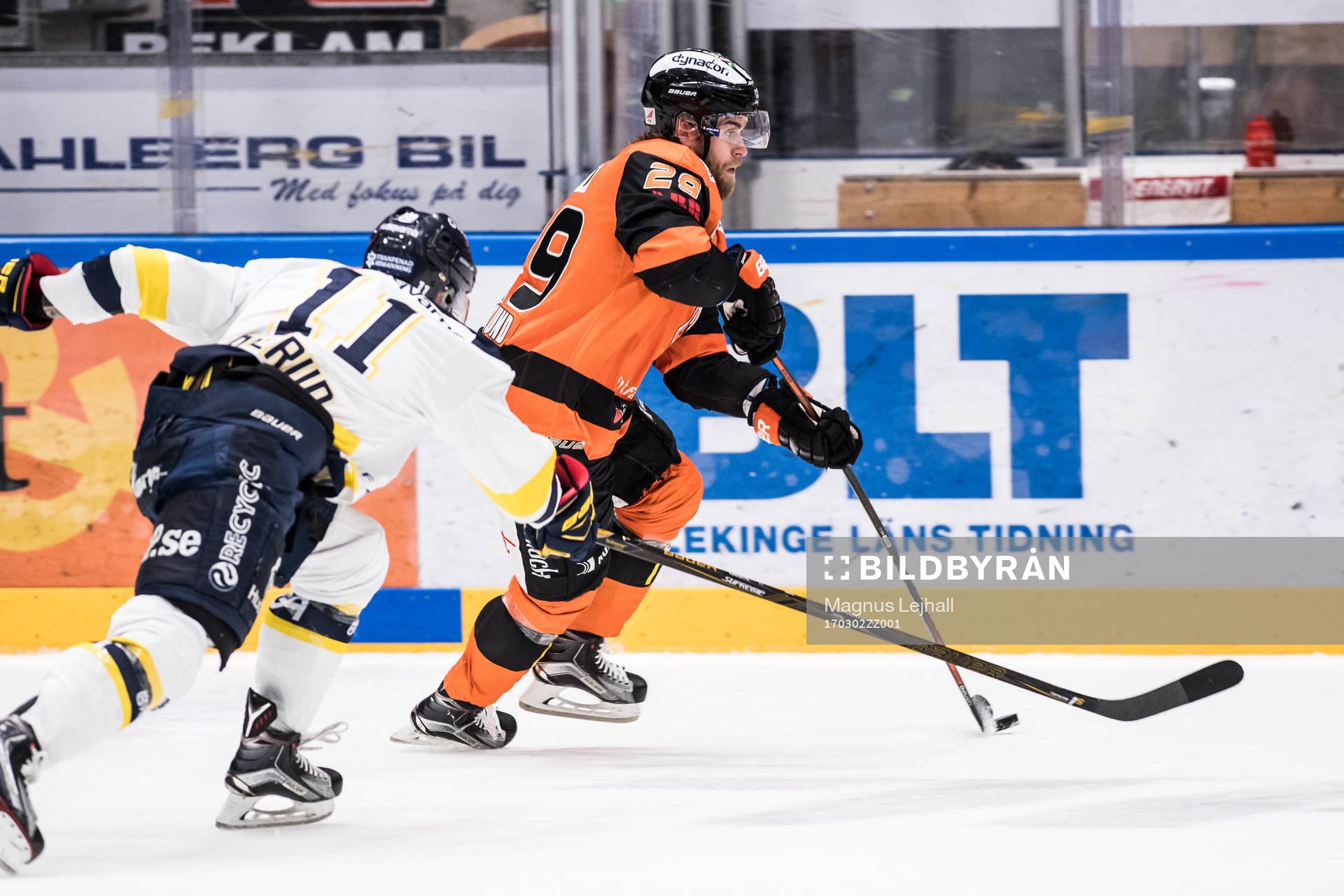 s Simon Önerud  och Karlskronas Alexander Wiklund