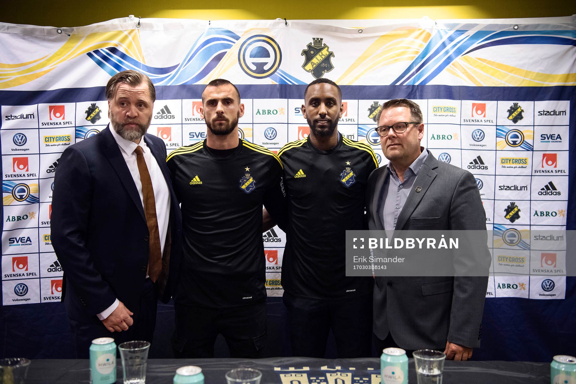 s nya spelare Sulejman Krpic och Henok Goitom