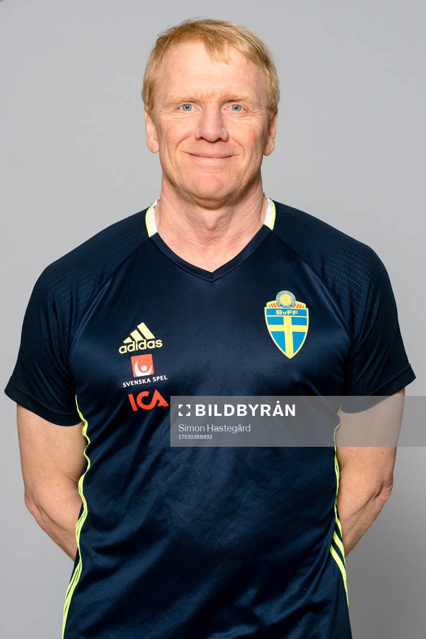 Krister Engström i F16/01-landslaget poserar för ett porträtt den 3 mars 2017 i Stockholm.
