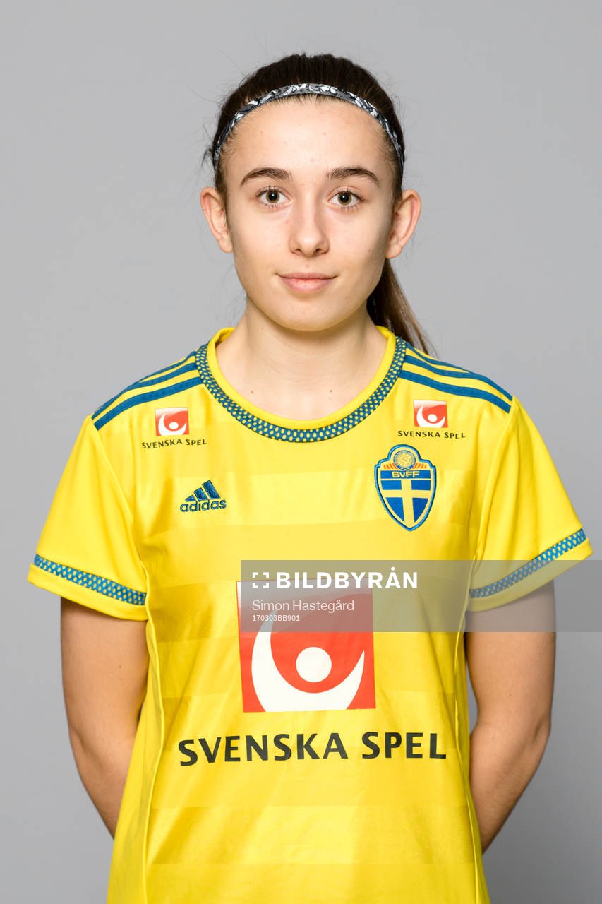 Lisa Johansson i F16/01-landslaget