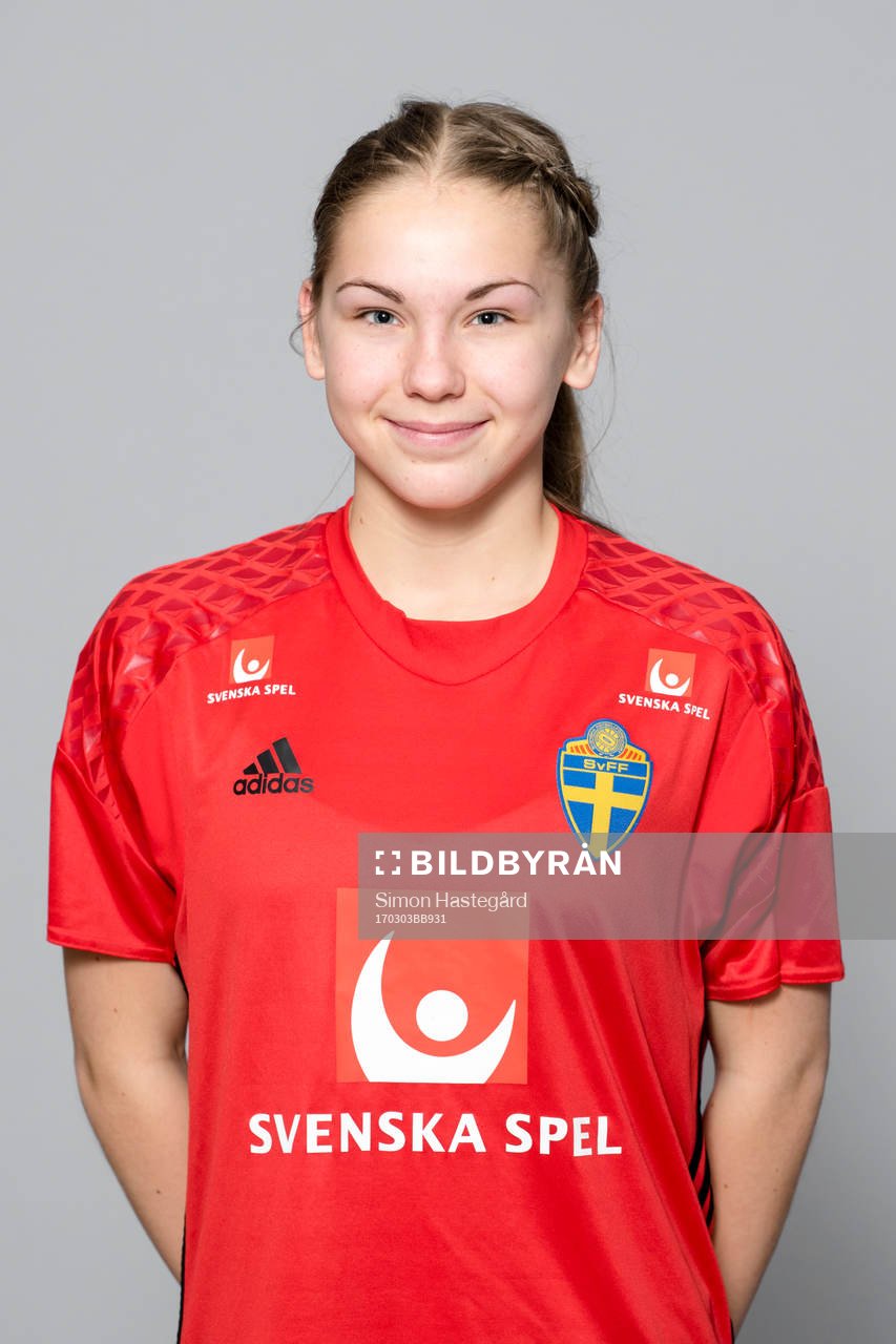 Sara Wexén, målvakt i F16/01-landslaget