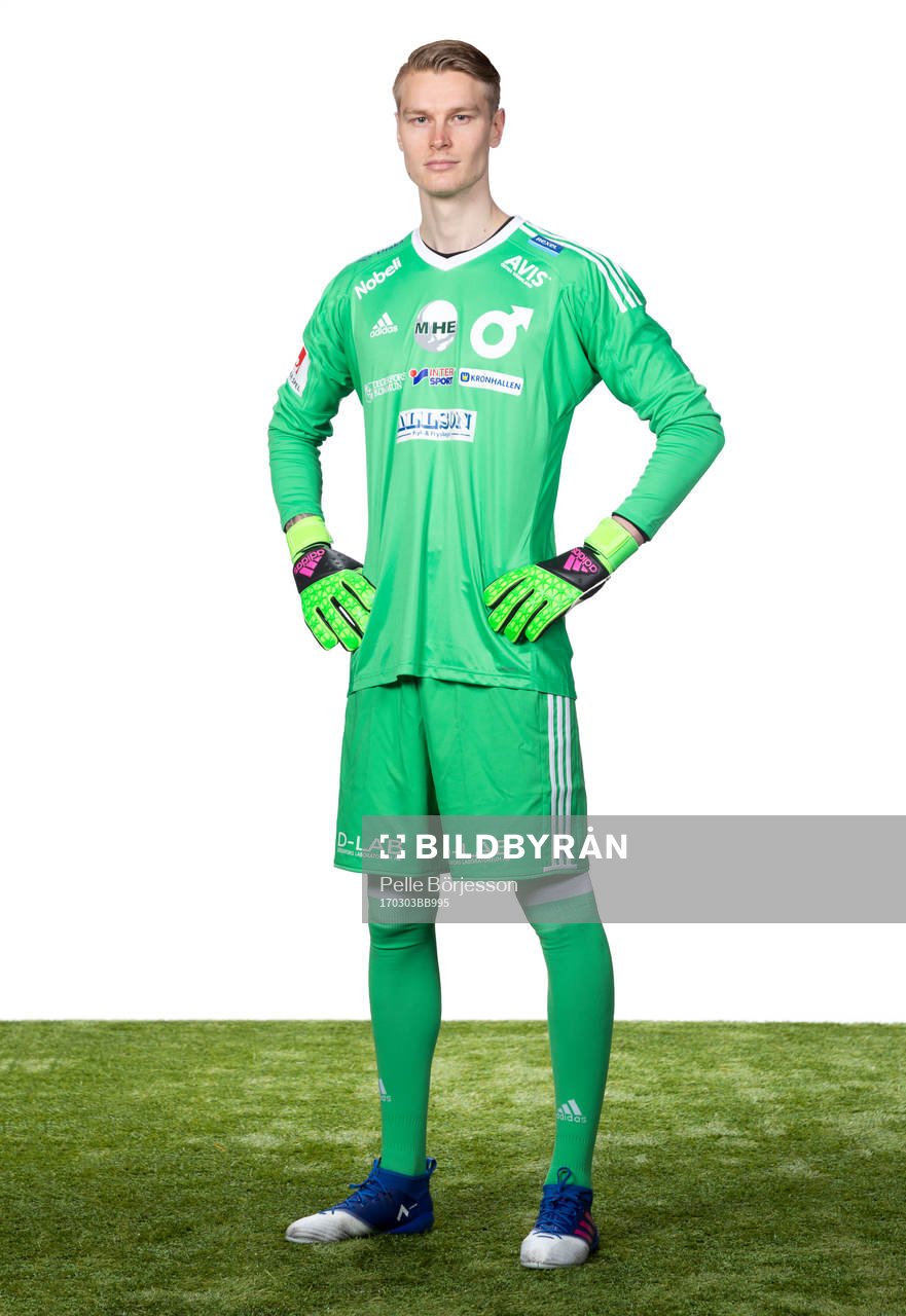 Degerfors målvakt Jesse Öst
